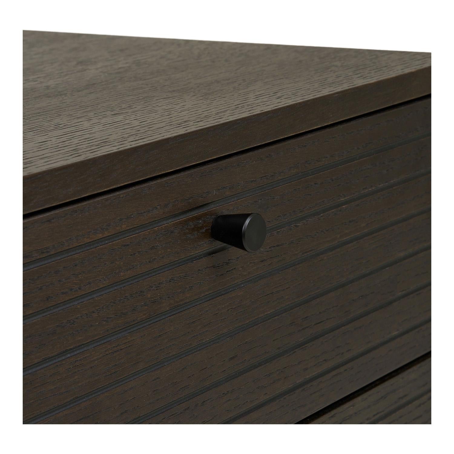 Sideboard Kyoto 150cm mit Schubladen rechts - Smoked (Dunkelbraun)-Sideboards-House Nordic-le canapé
