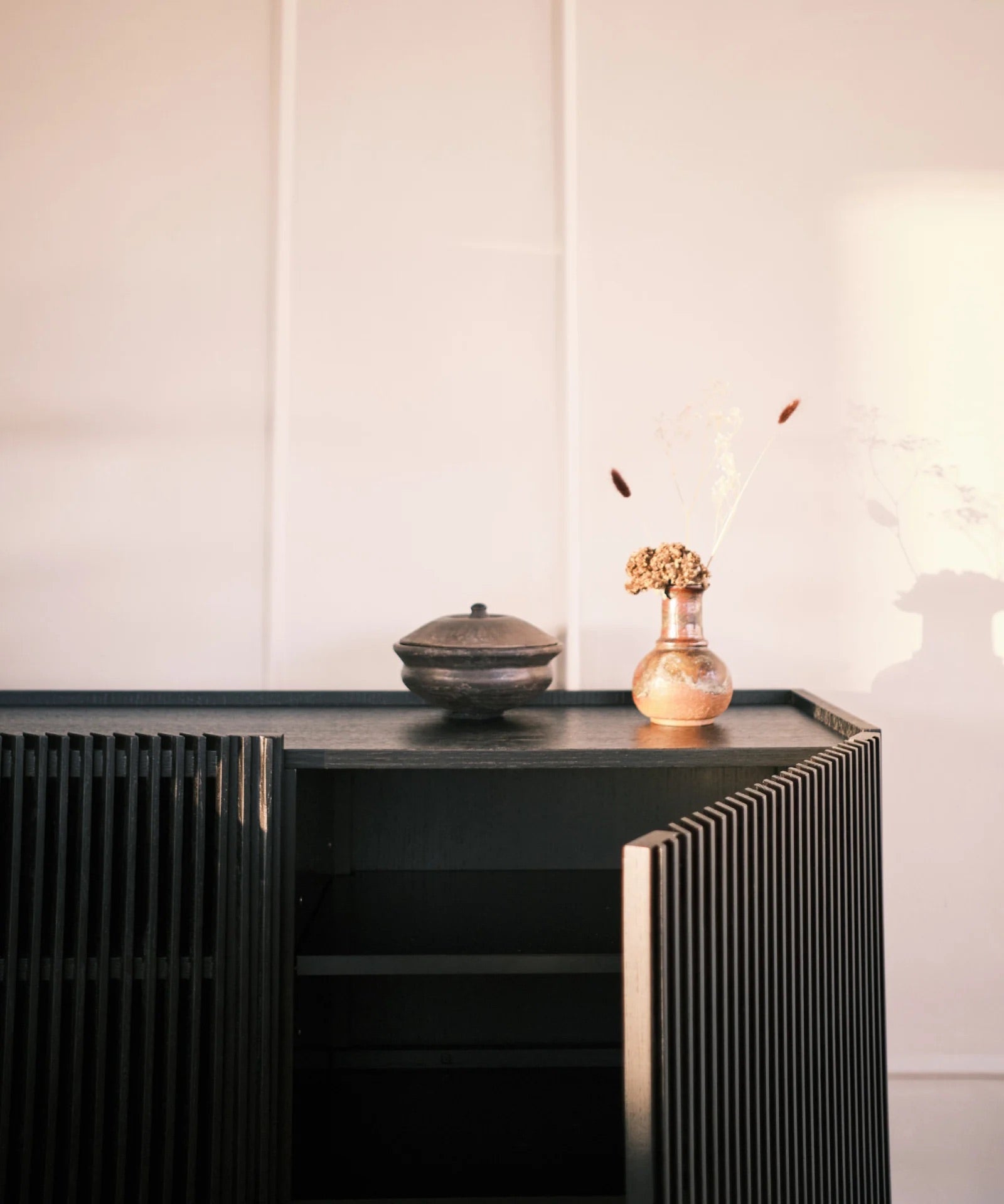 Sideboard Louvre 155cm - Schwarz-Njordec-le canapé
