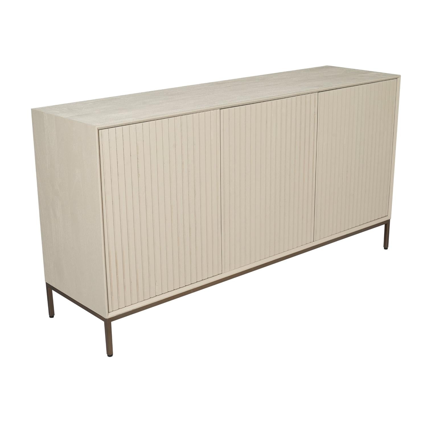 Sideboard Madison aus Mangoholz 165cm - Sandbraun-Sideboards-Starfurn-le canapé