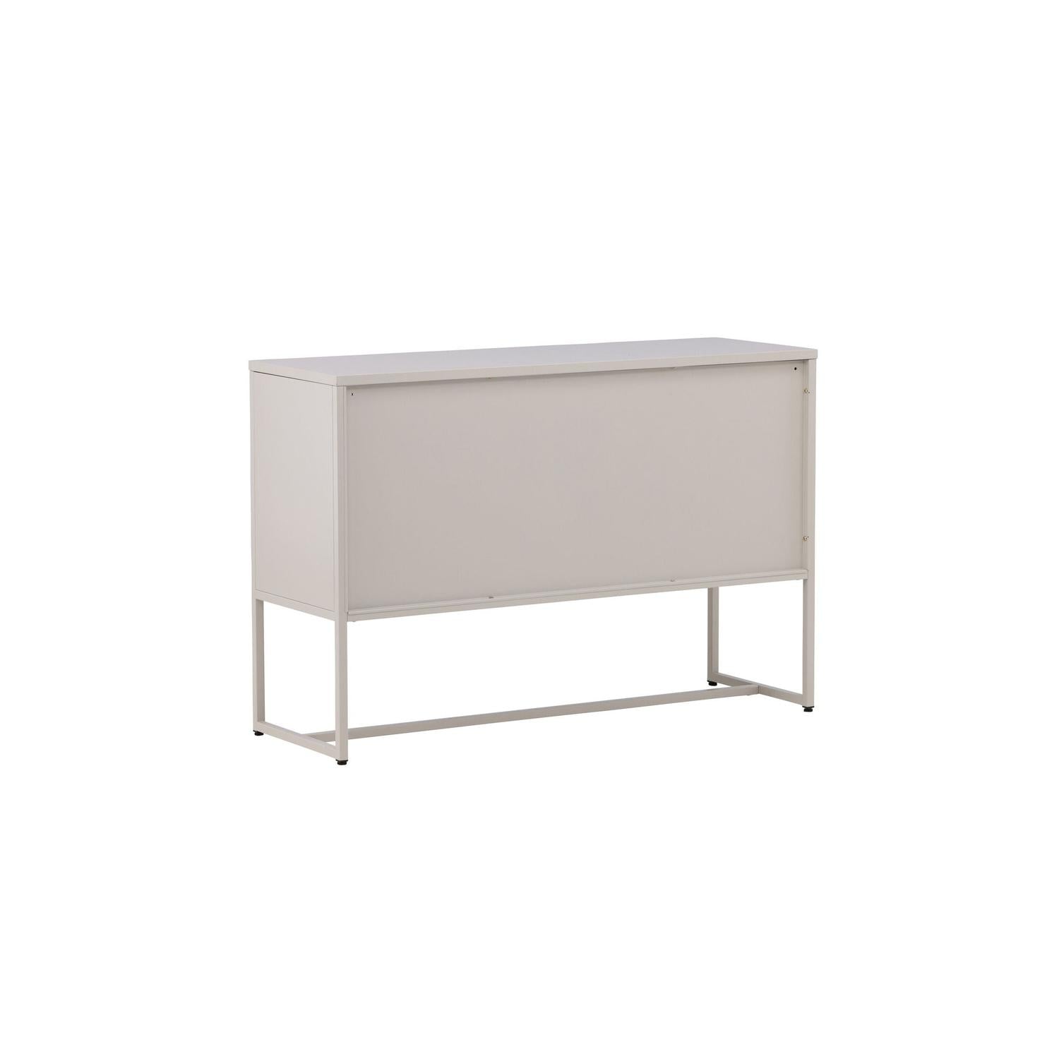 Sideboard Malla aus Metall 120cm - Beige-Sideboards-Venture Home-le canapé