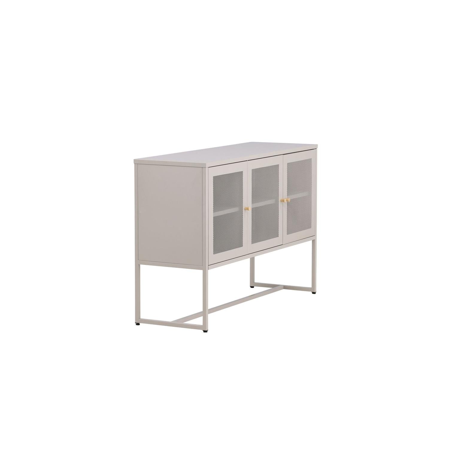 Sideboard Malla aus Metall 120cm - Beige-Sideboards-Venture Home-le canapé
