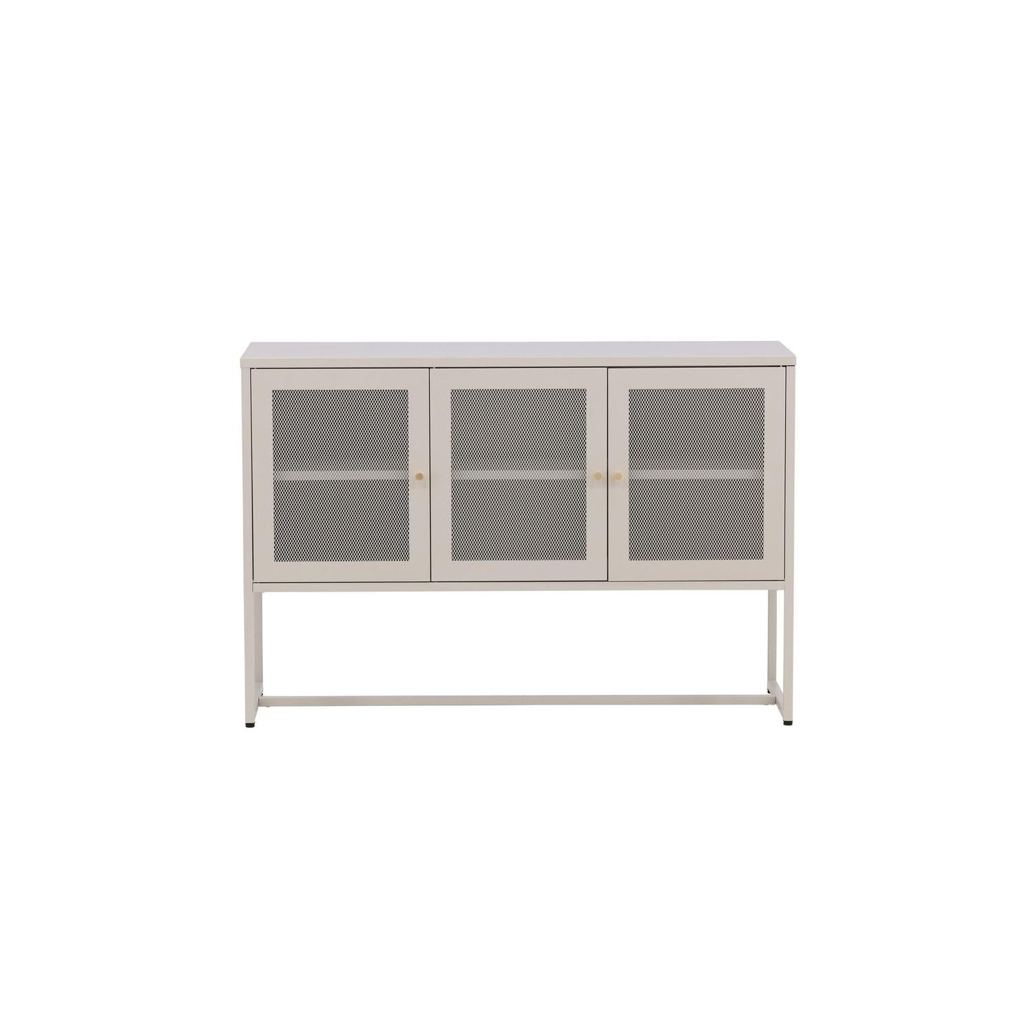 Sideboard Malla aus Metall 120cm - Beige-Sideboards-Venture Home-le canapé