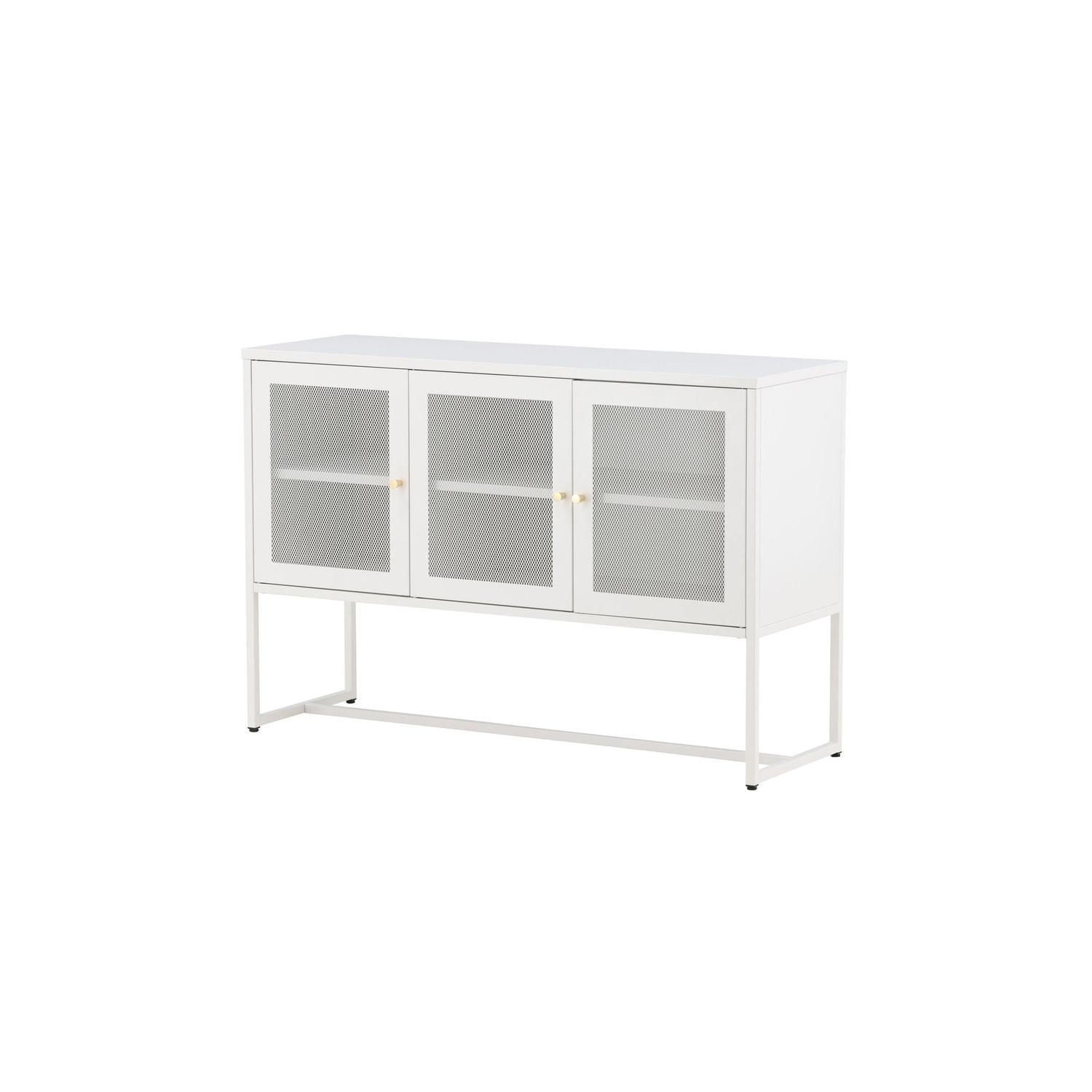 Sideboard Malla aus Metall 120cm - Weiß-Sideboards-Venture Home-le canapé