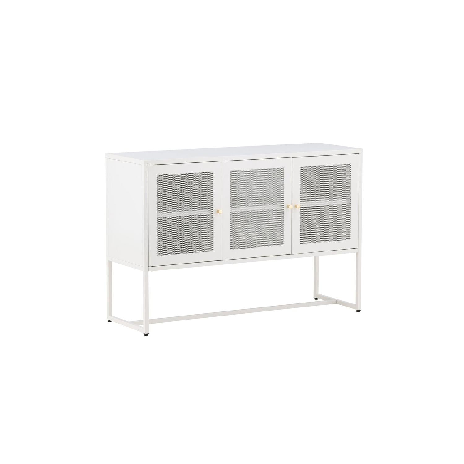 Sideboard Malla aus Metall 120cm - Weiß-Sideboards-Venture Home-le canapé