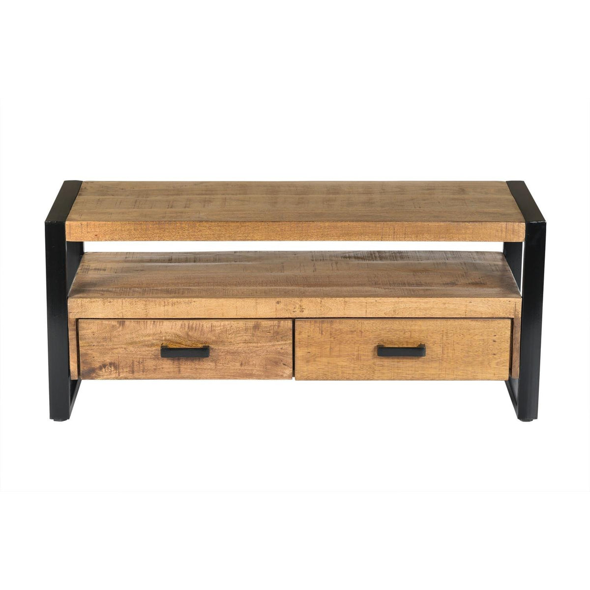 Sideboard Nairobi aus Mangoholz 120cm - Braun-Sideboards-Livingfurn-le canapé