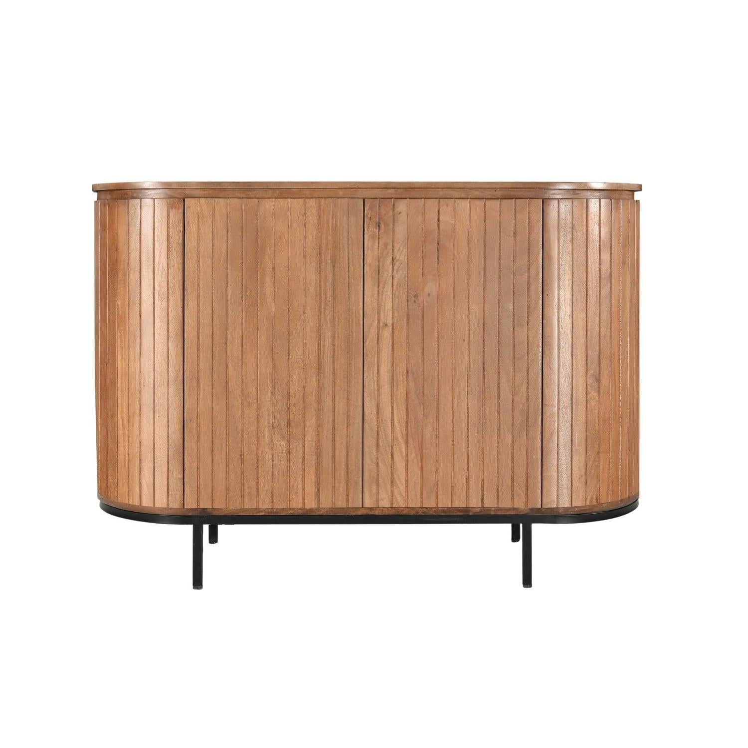 Sideboard Noor aus Mangoholz 115cm - Hellbraun-Sideboards-Livingfurn-le canapé
