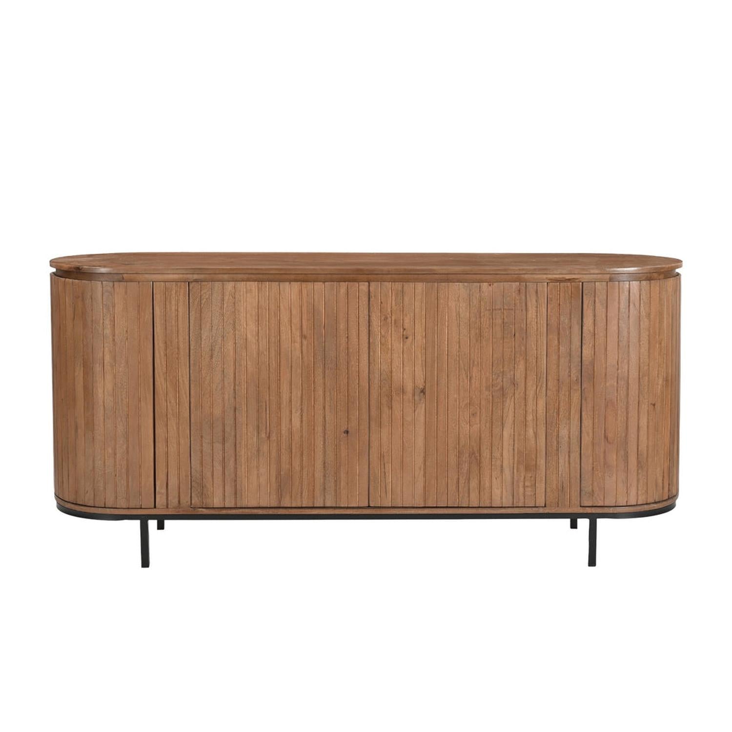 Sideboard Noor aus Mangoholz 170cm - Hellbraun-Sideboards-Livingfurn-le canapé