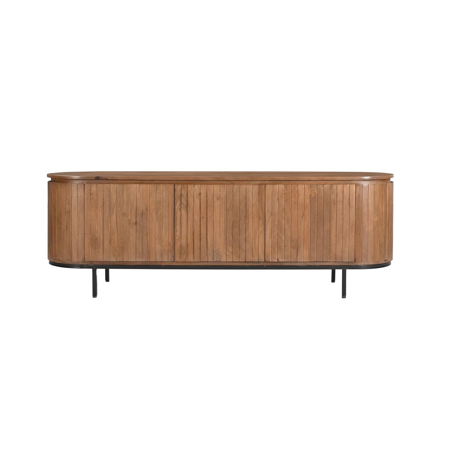 Sideboard Noor aus Mangoholz 170cm - Hellbraun-Sideboards-Livingfurn-le canapé