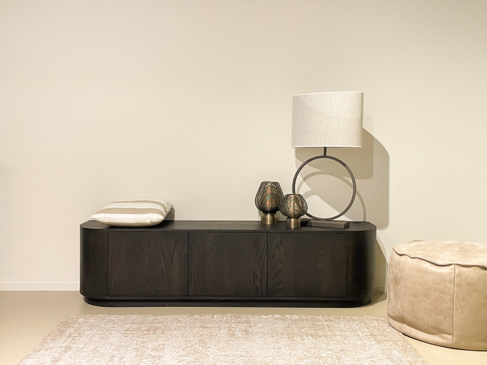 Sideboard Novero 180cm - Dunkelbraun-Sideboards-Livingfurn-le canapé