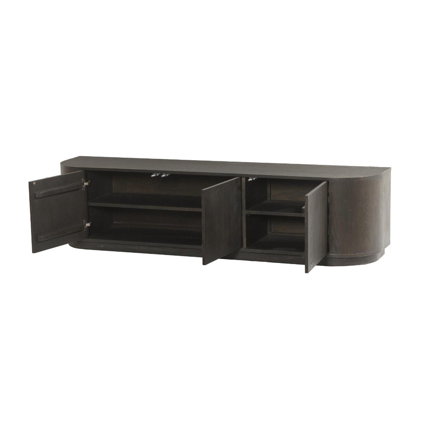 Sideboard Novero 180cm - Dunkelbraun-Sideboards-Livingfurn-le canapé
