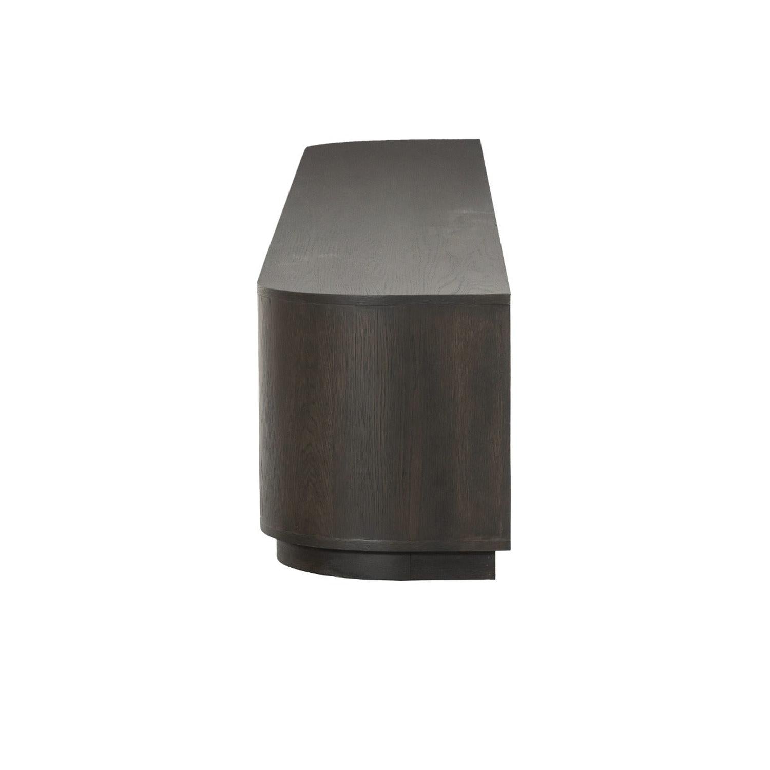Sideboard Novero 220cm - Dunkelbraun-Sideboards-Livingfurn-le canapé