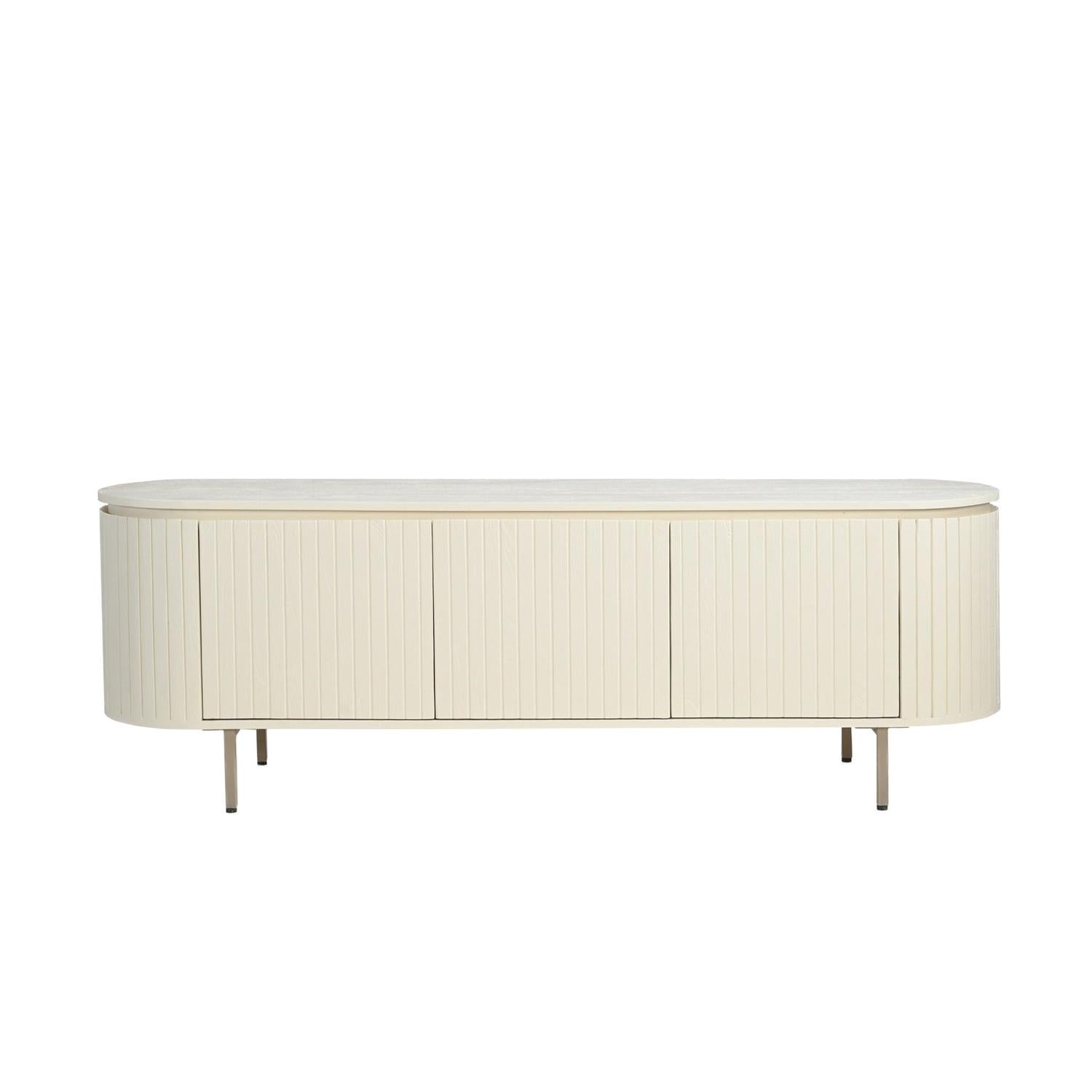 Sideboard Patou aus Mangoholz 170cm - Cremeweiß-Sideboards-Livingfurn-le canapé
