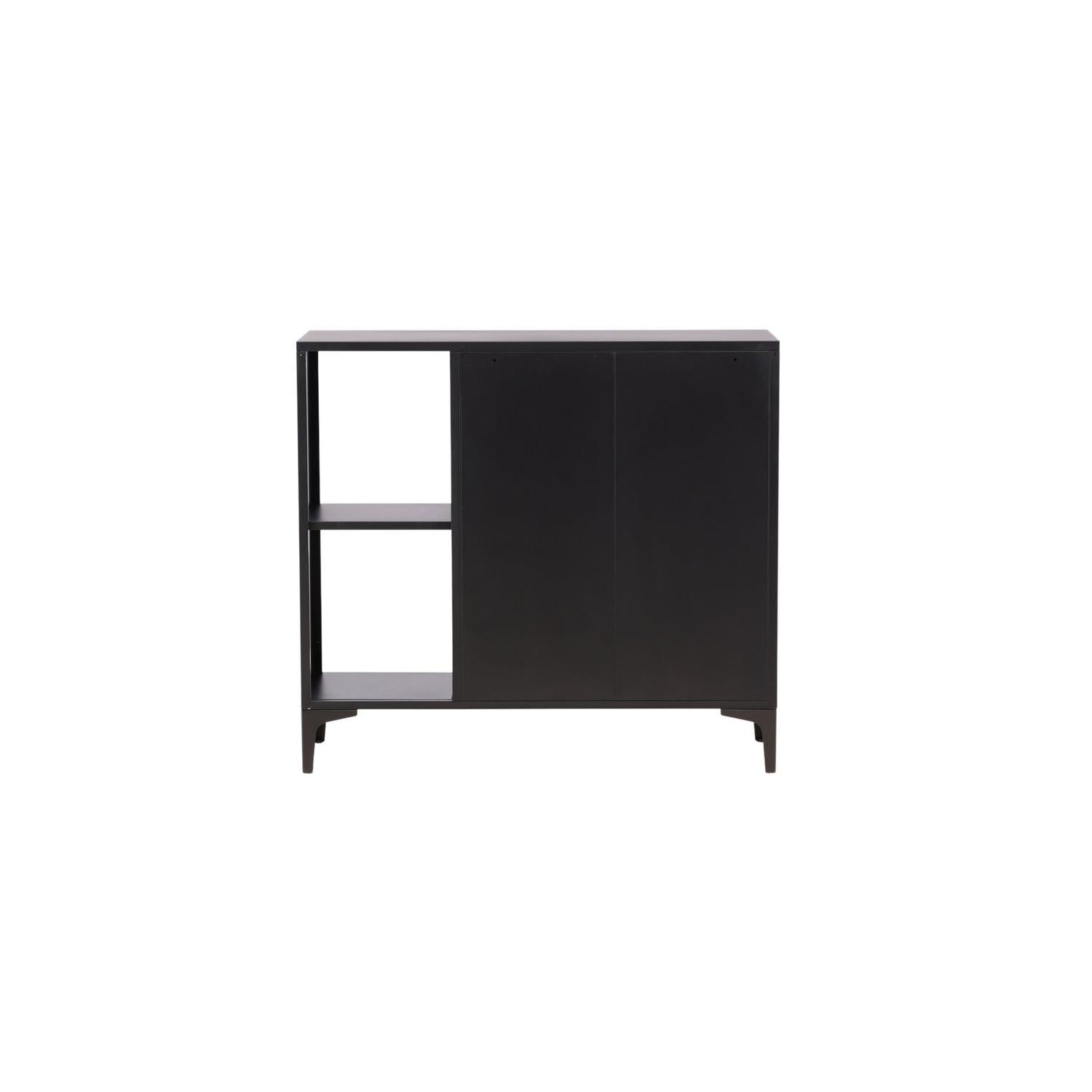Sideboard Piring 110cm - Schwarz-Sideboards-Venture Home-le canapé