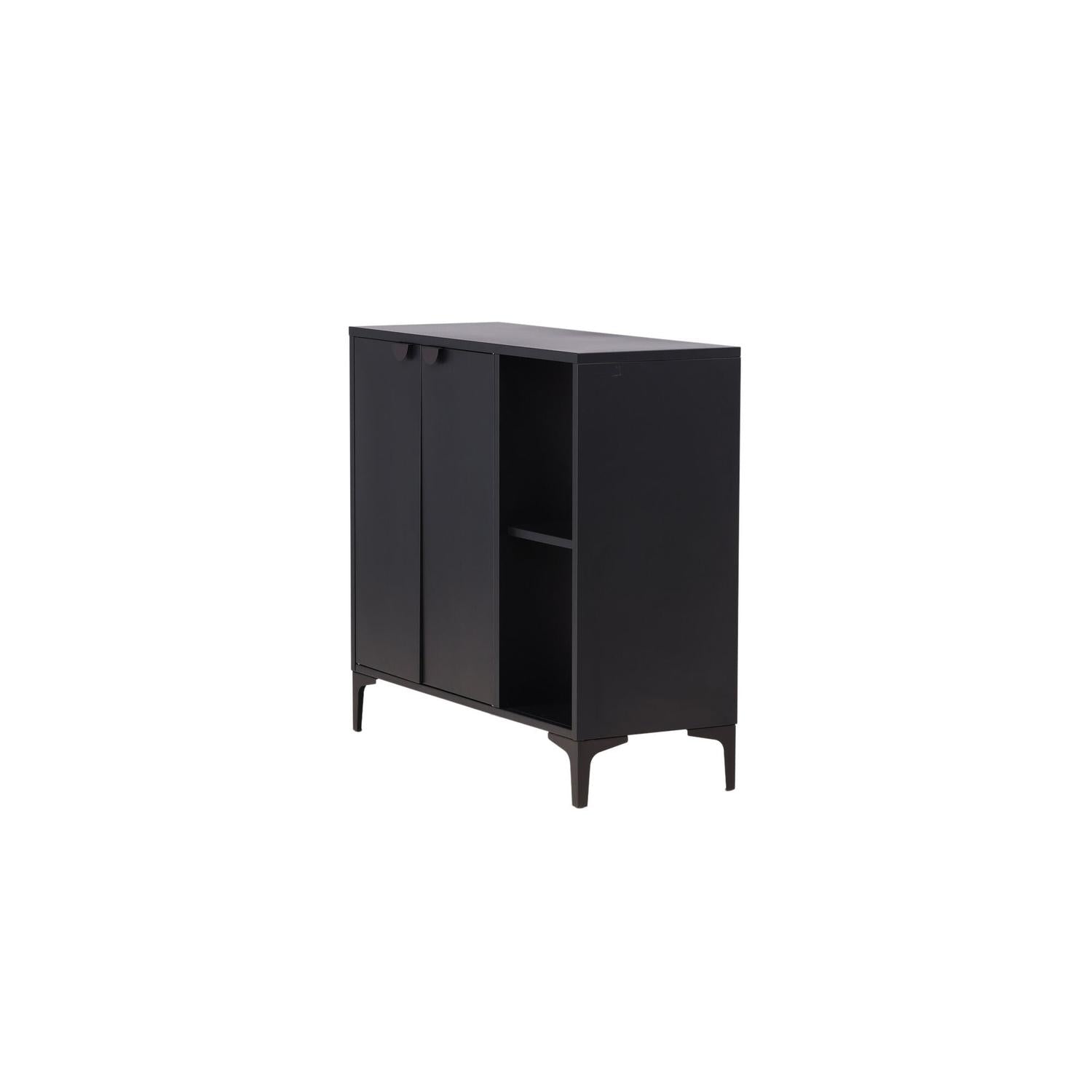 Sideboard Piring 110cm - Schwarz-Sideboards-Venture Home-le canapé