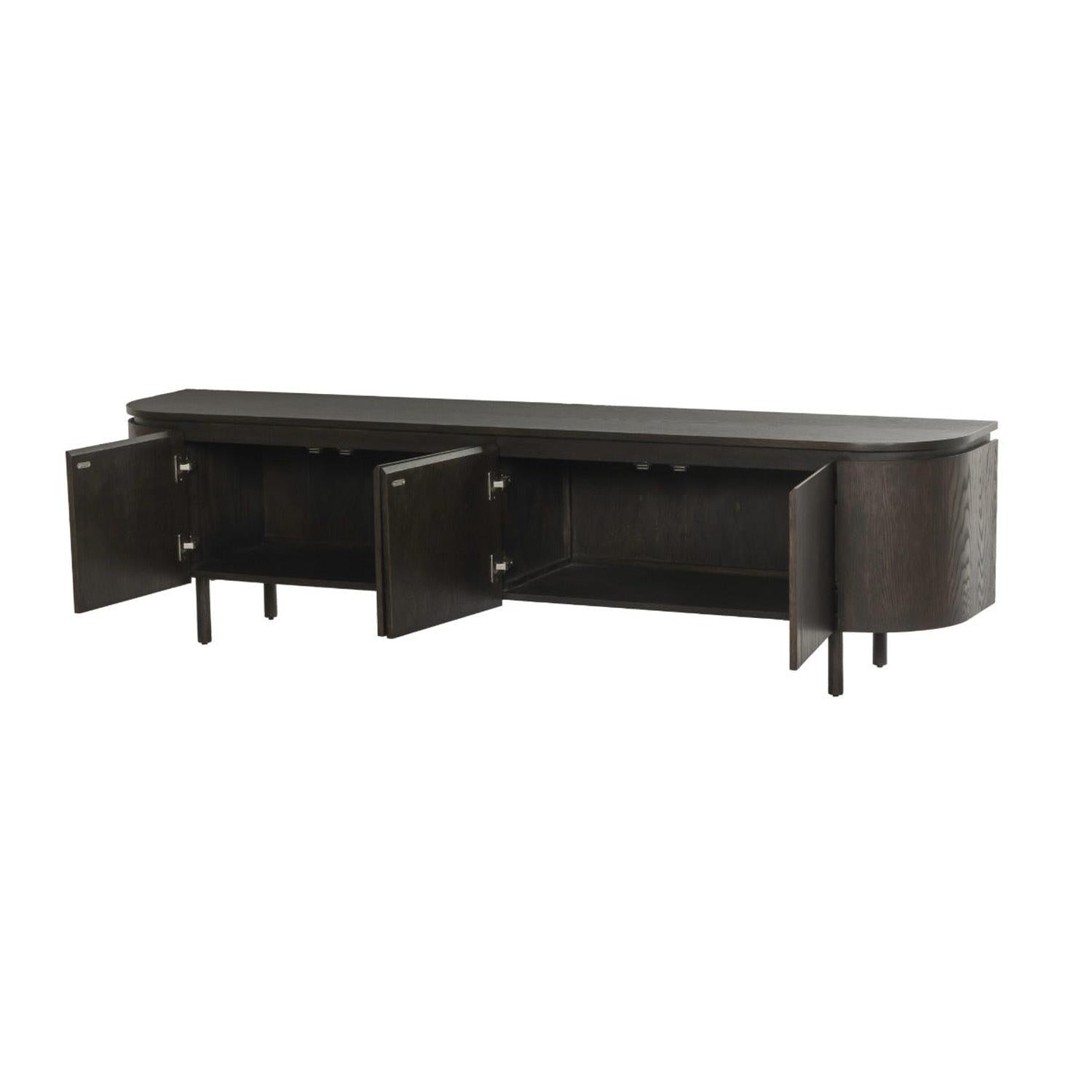 Sideboard Tobago 210cm - Dunkelbraun-Sideboards-Livingfurn-le canapé