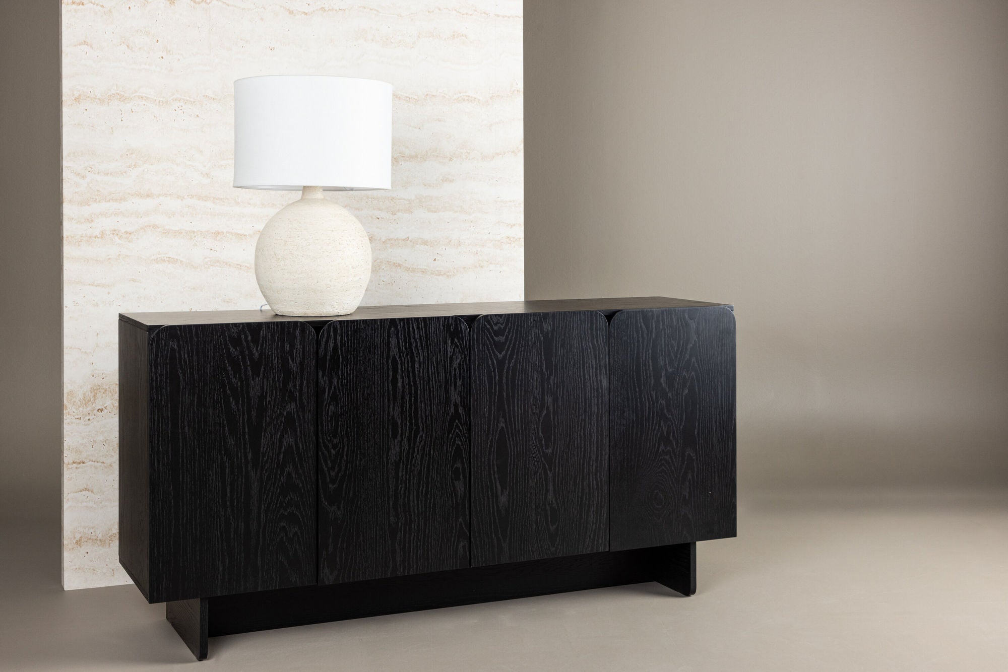 Sideboard Tyresö 160cm - Schwarz-Vind-le canapé