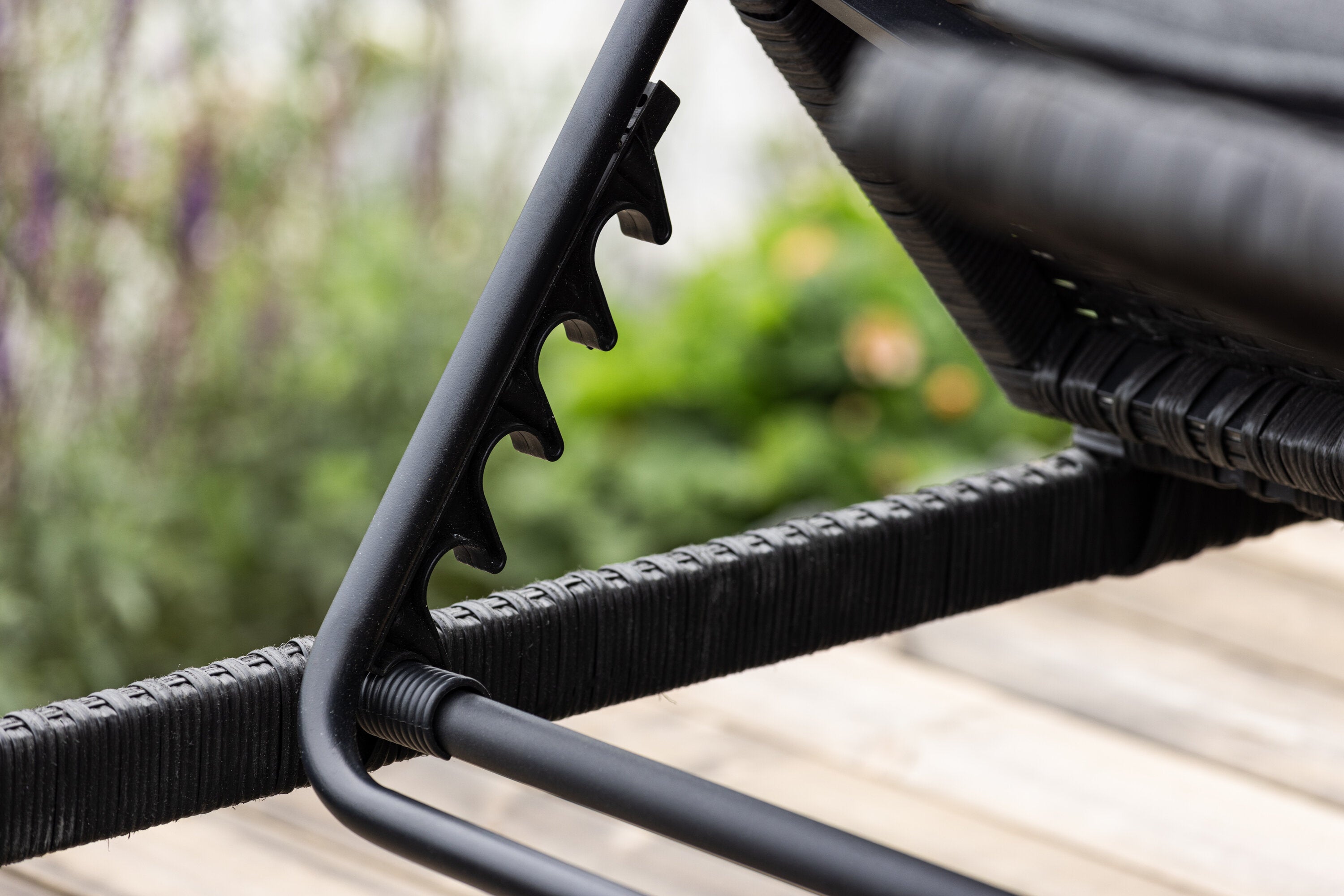 Sonnenliege London aus Polyrattan - Grau-Sonnenliegen-Venture Home-le canapé