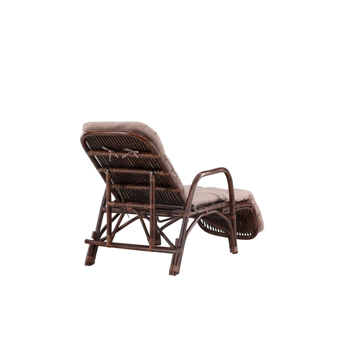 Sonnenliege Nella aus Rattan - Dunkelbraun-Sonnenliegen-Venture Home-le canapé