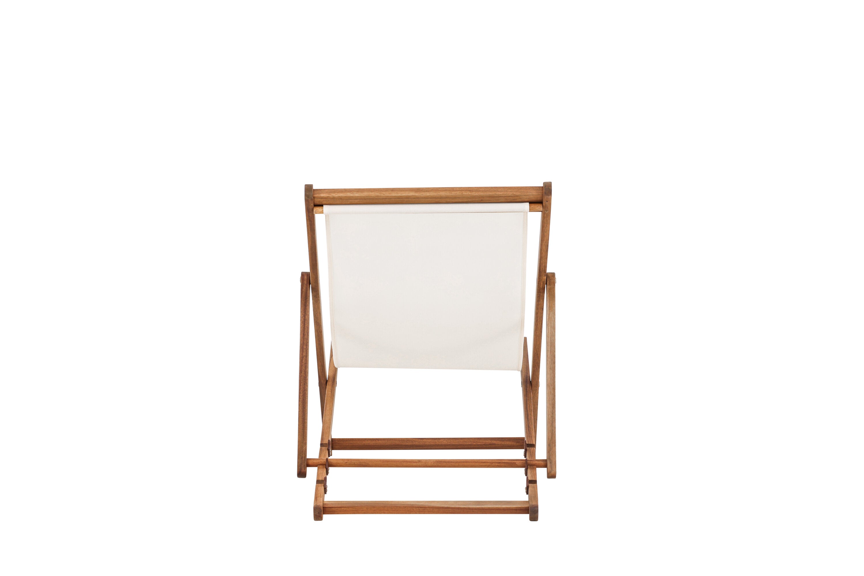 Sonnenliege Peachy aus Akazienholz - Cremeweiß-Sonnenliegen-Venture Home-le canapé