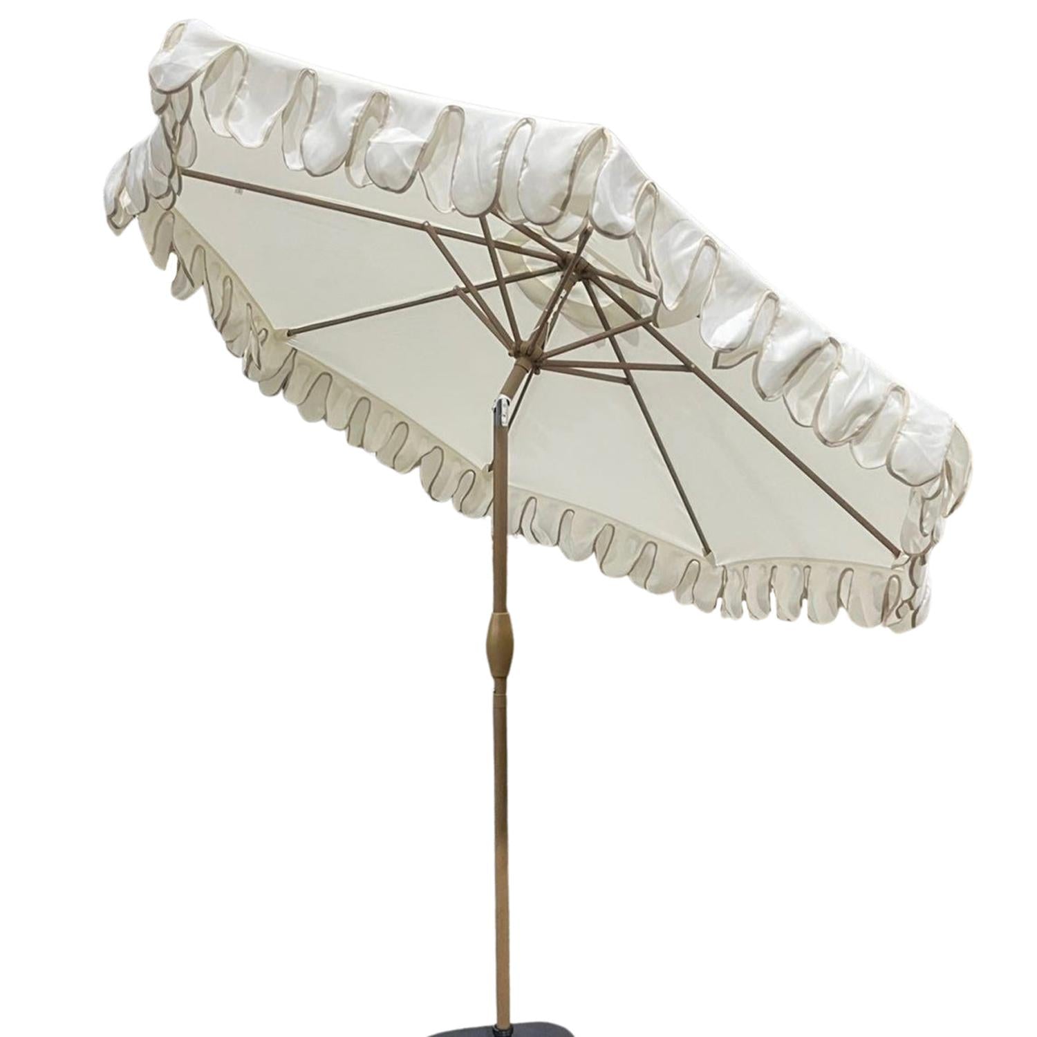 Sonnenschirm Amalfi Ø230cm - Weiß-Sonnenschirme-Pole to Pole-le canapé