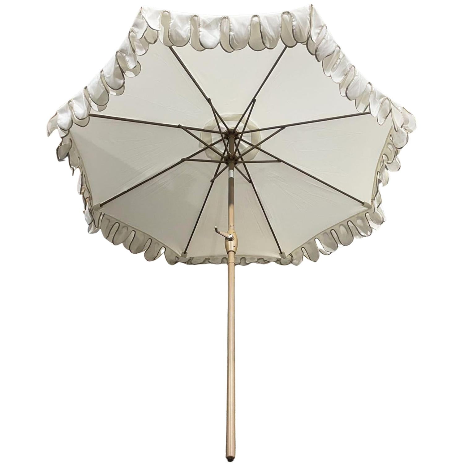 Sonnenschirm Amalfi Ø230cm - Weiß-Sonnenschirme-Pole to Pole-le canapé