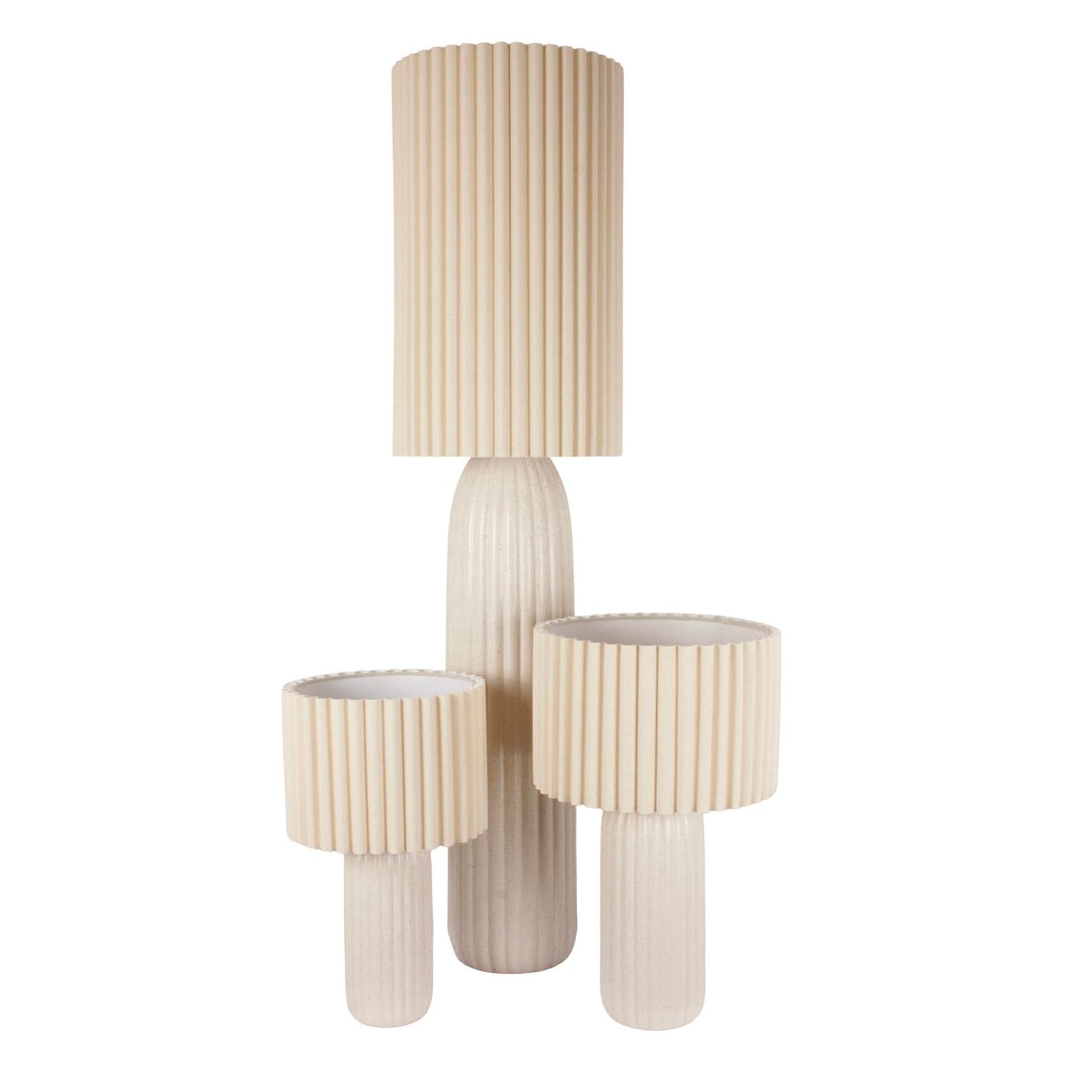 Stehlampe Lume Ridge Gr. XL - Beige-Stehlampen-Pole to Pole-le canapé