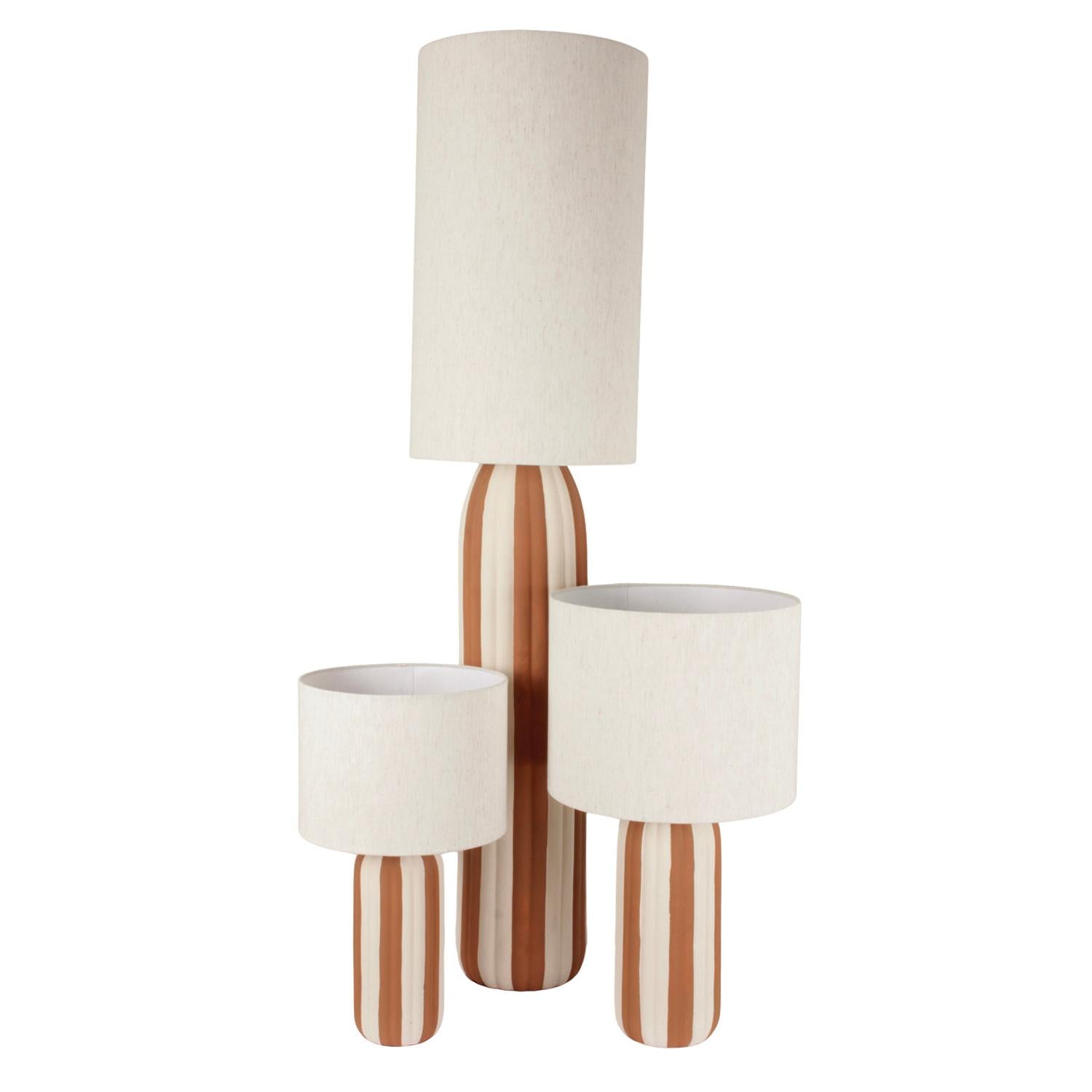 Stehlampe Tierra Gr. XL - Cremeweiß-Stehlampen-Pole to Pole-le canapé