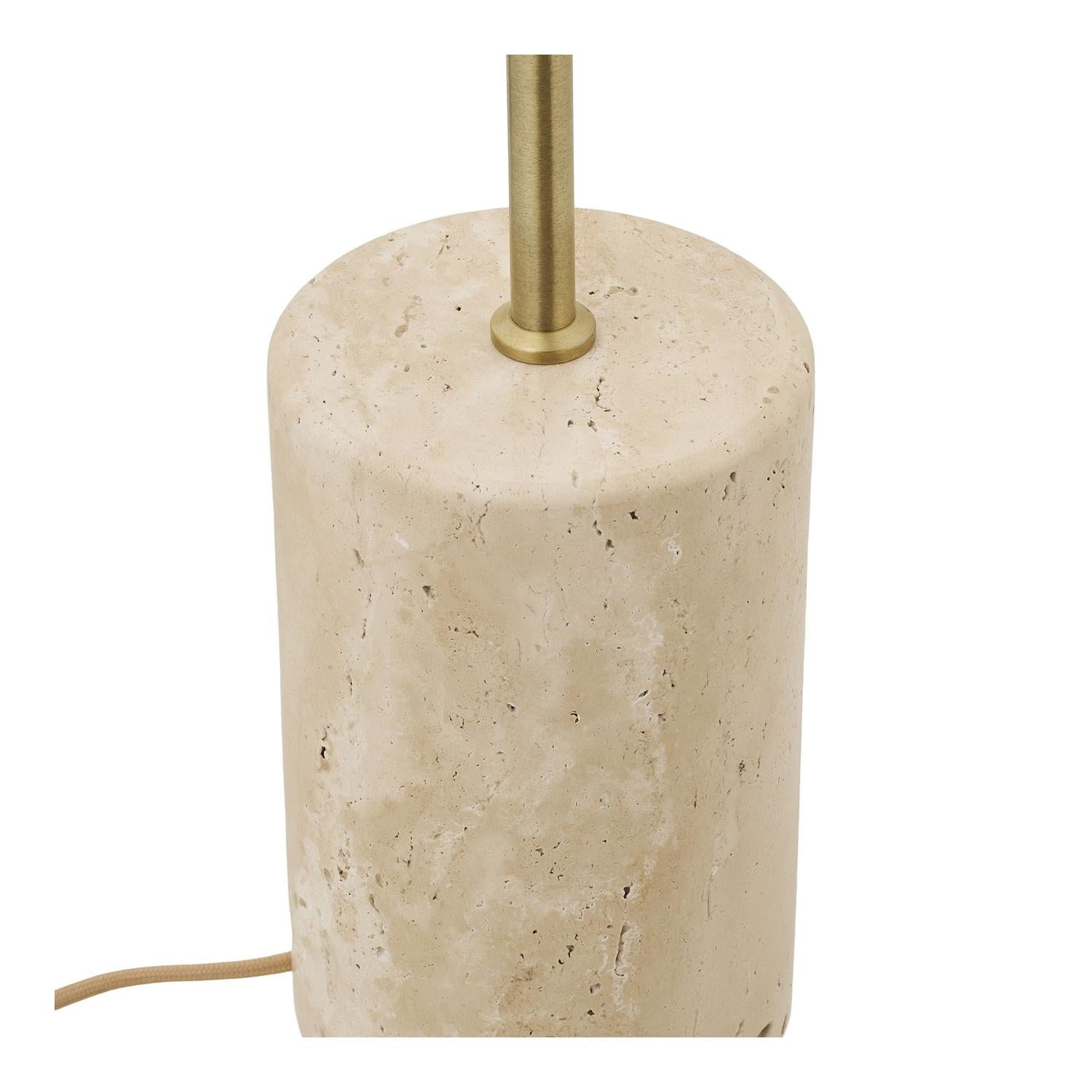 Stehleuchte Sheffield mit Marmorfuß 155cm - Beige-Stehlampen-House Nordic-le canapé
