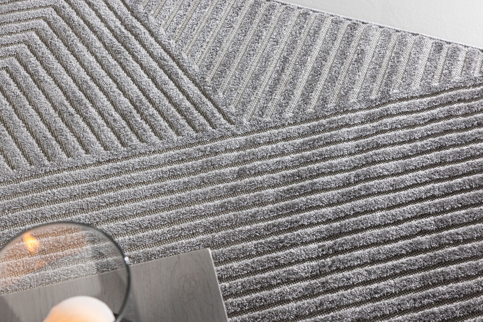 Teppich Aron 340*240cm - Grau-Teppiche-Venture Home-le canapé