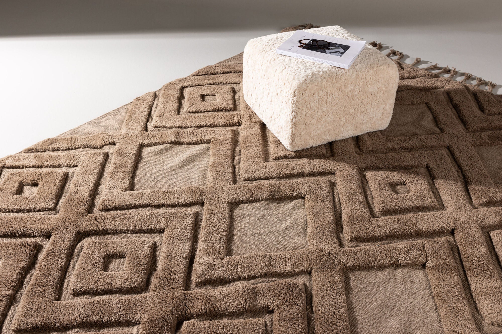 Teppich Dahlia 400*300cm - Dunkelbraun-Teppich-Vind-le canapé