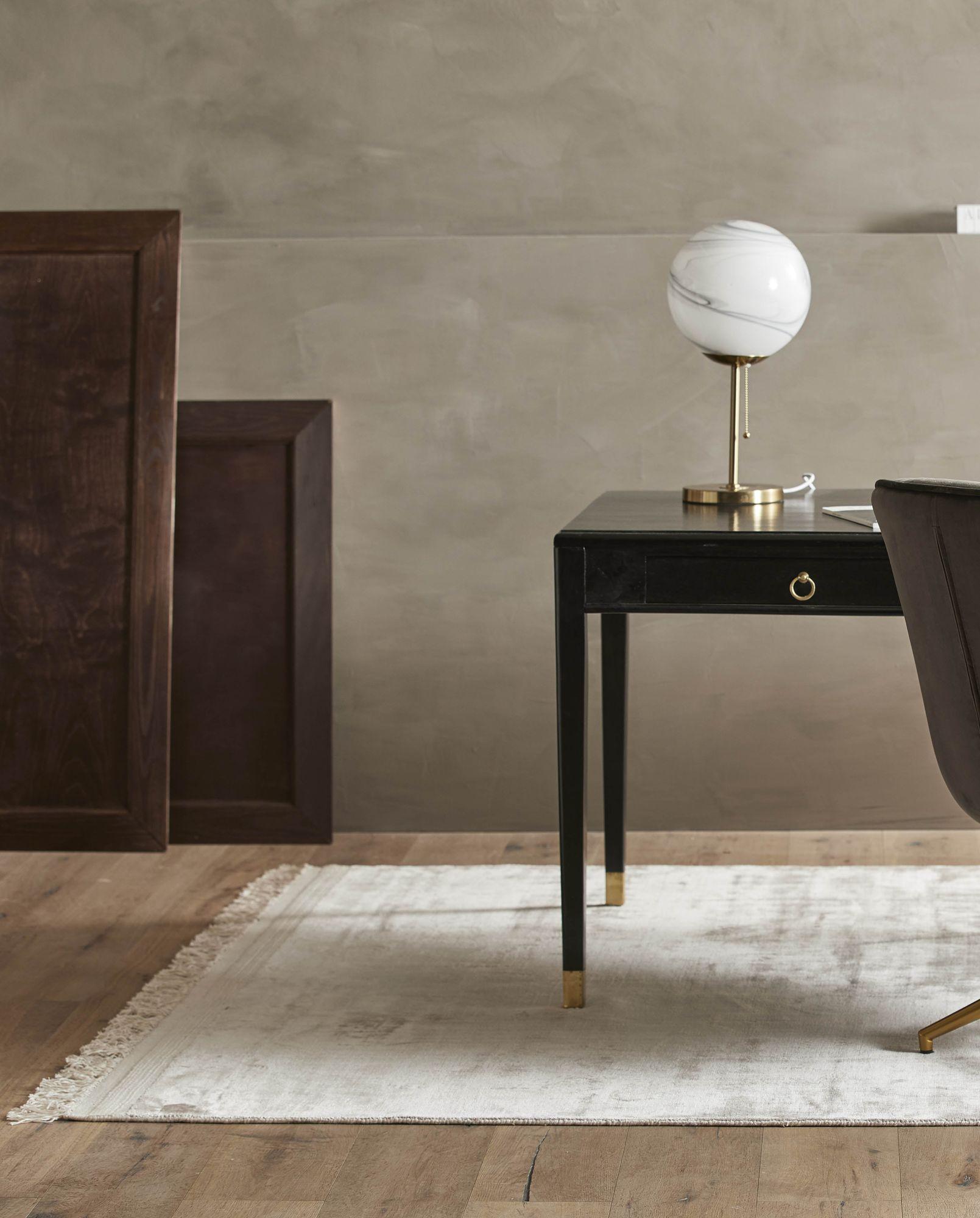 Teppich FILUCA 240*160cm - Beige mit Fransen-Teppiche-Nordal A/S-le canapé