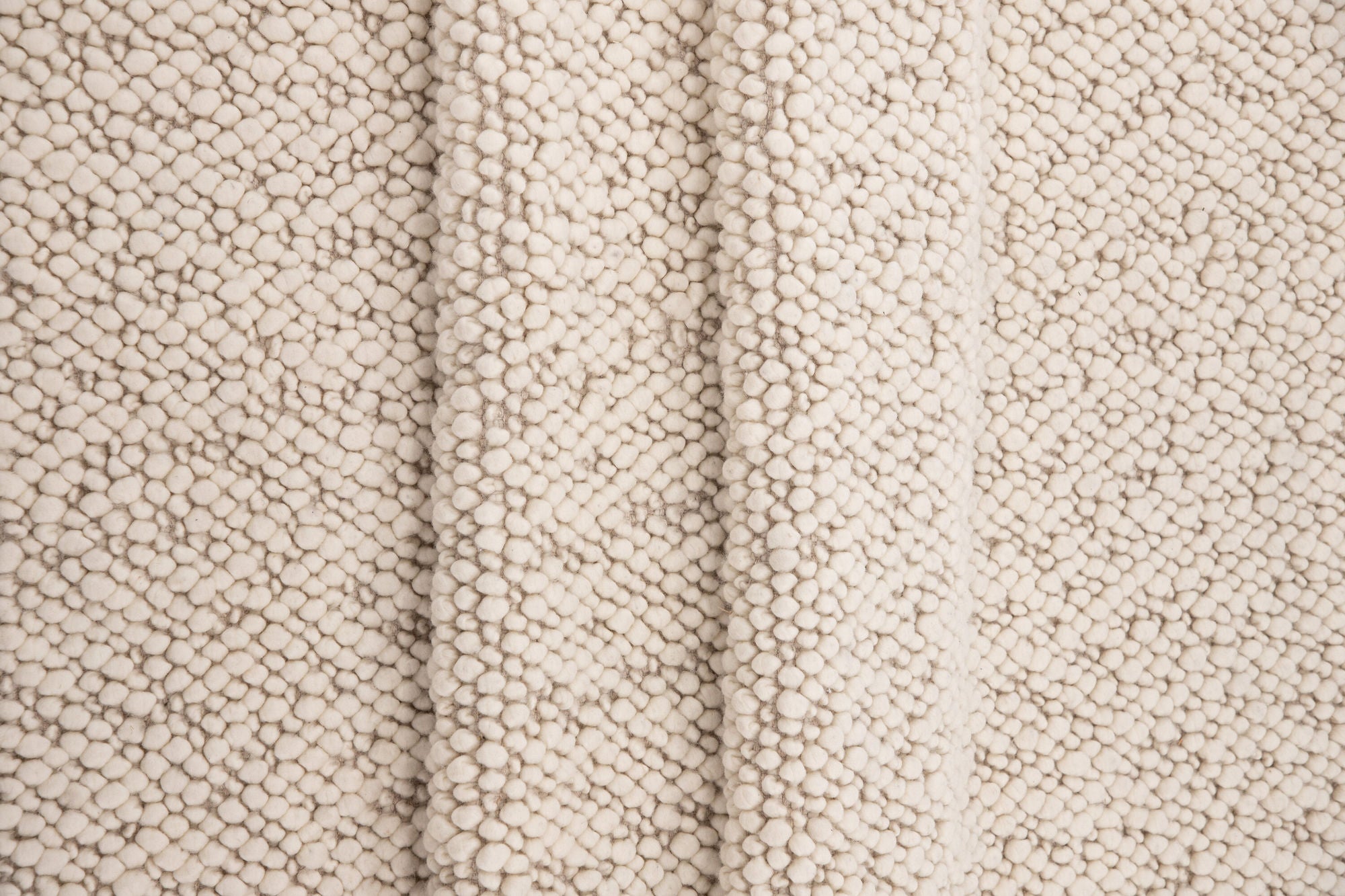 Teppich Jajru 300*200cm aus Wolle - Weiß-Teppich-Venture Home-le canapé