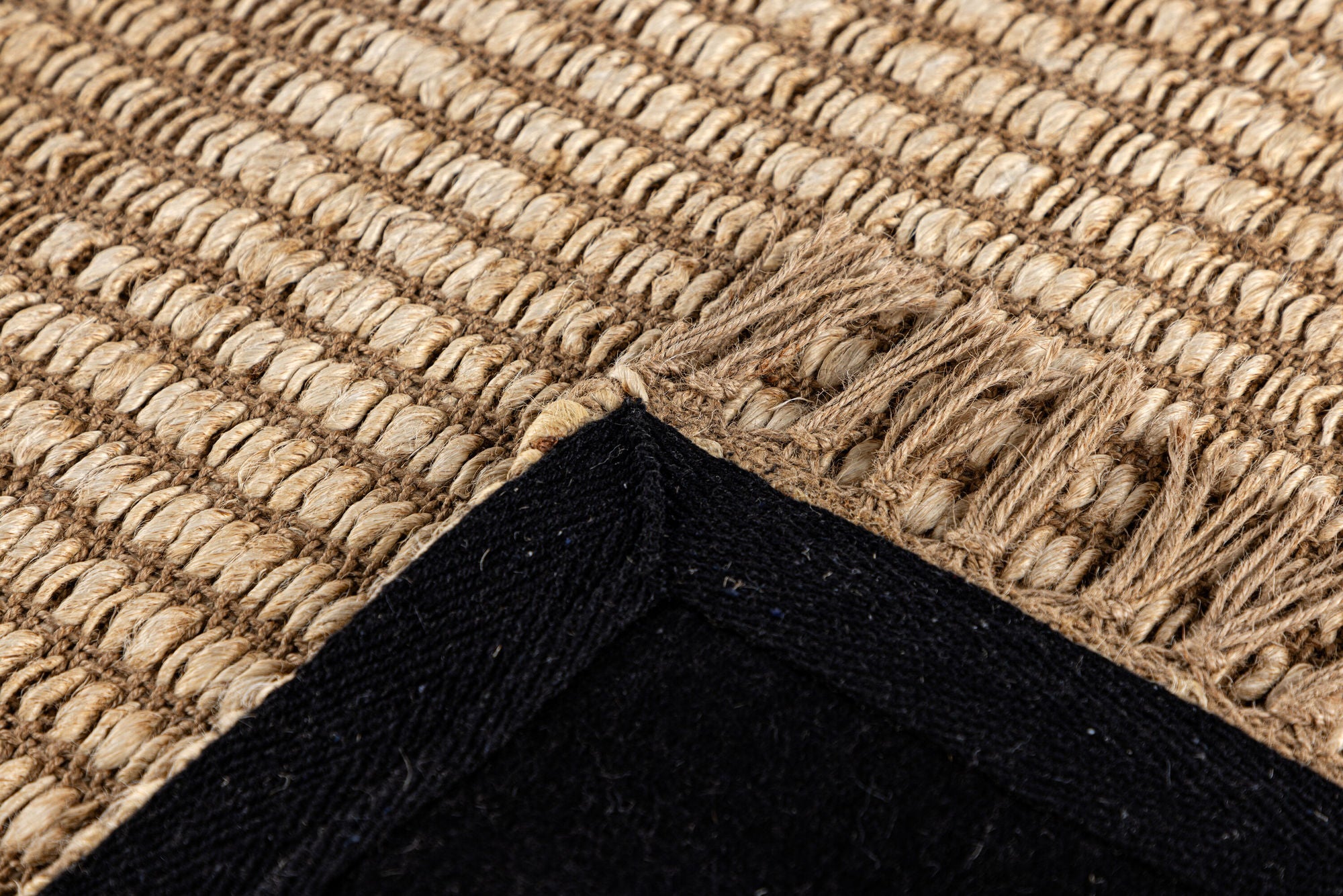 Teppich Marcie aus Jute 290*200cm - Natur/Beige-Teppich-Venture Home-le canapé