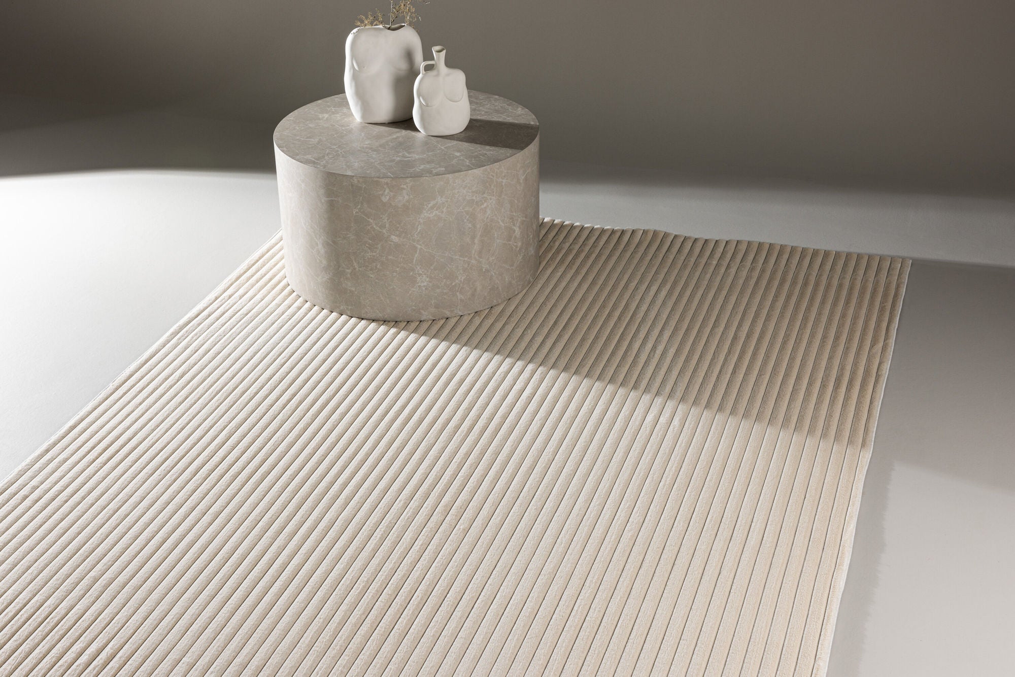 Teppich Miller 290*200cm - Cremeweiß-Teppiche-Venture Home-le canapé
