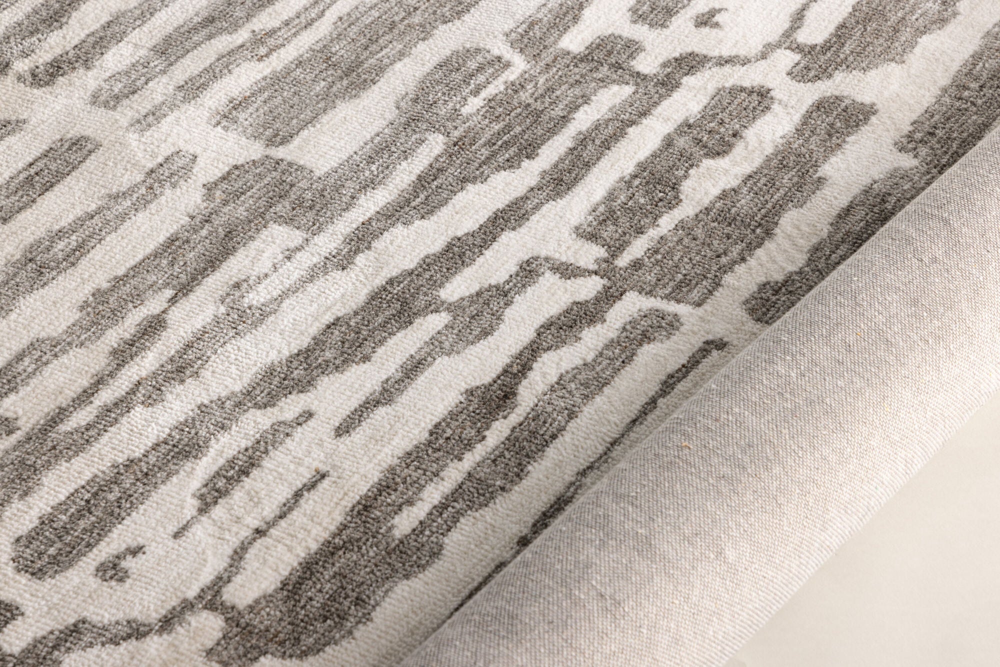 Teppich Milos 230*160cm - Weiß/Grau-Teppiche-Venture Home-le canapé