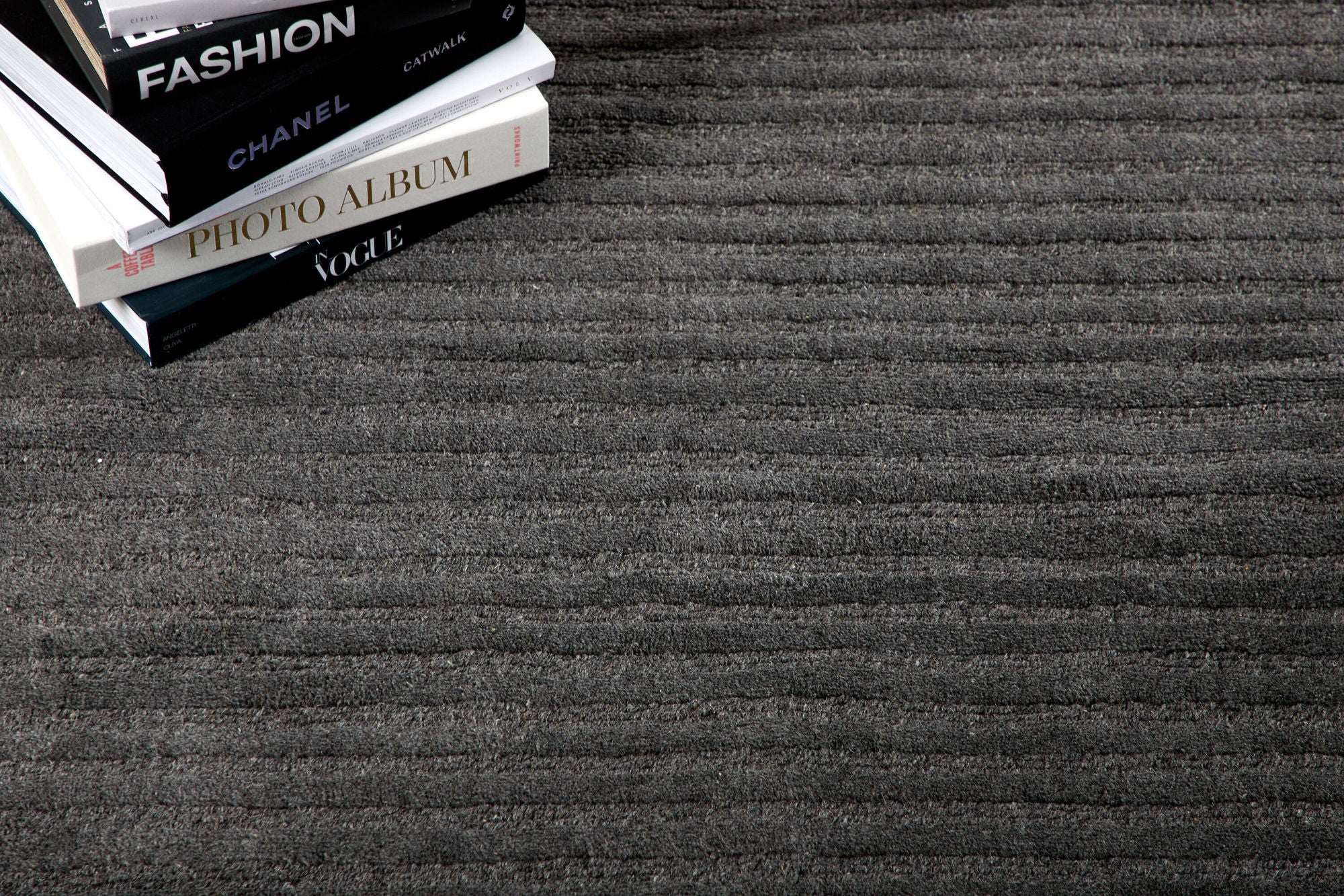 Teppich Milton 300*200cm - Dunkelgrau-Teppich-Venture Home-le canapé