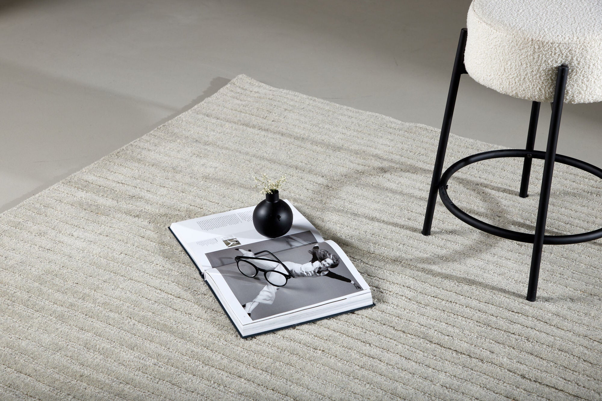 Teppich Milton 300*200cm - Hellgrau-Teppiche-Venture Home-le canapé