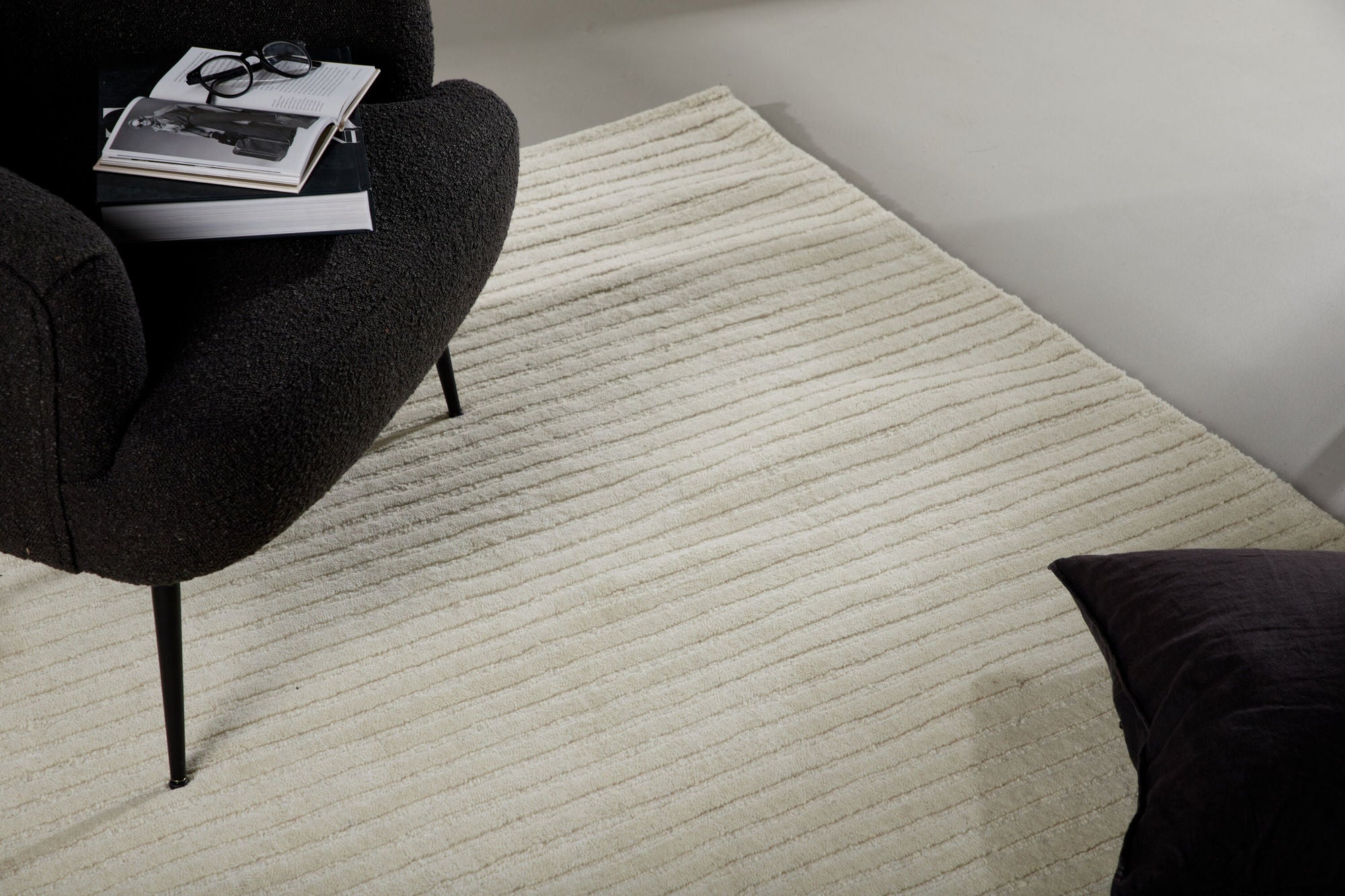 Teppich Milton 300*200cm - Weiß-Teppiche-Venture Home-le canapé