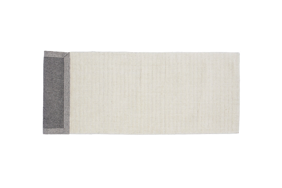 Teppich Milton mit Rippenstruktur - Weiß-Teppiche-Venture Home-le canapé