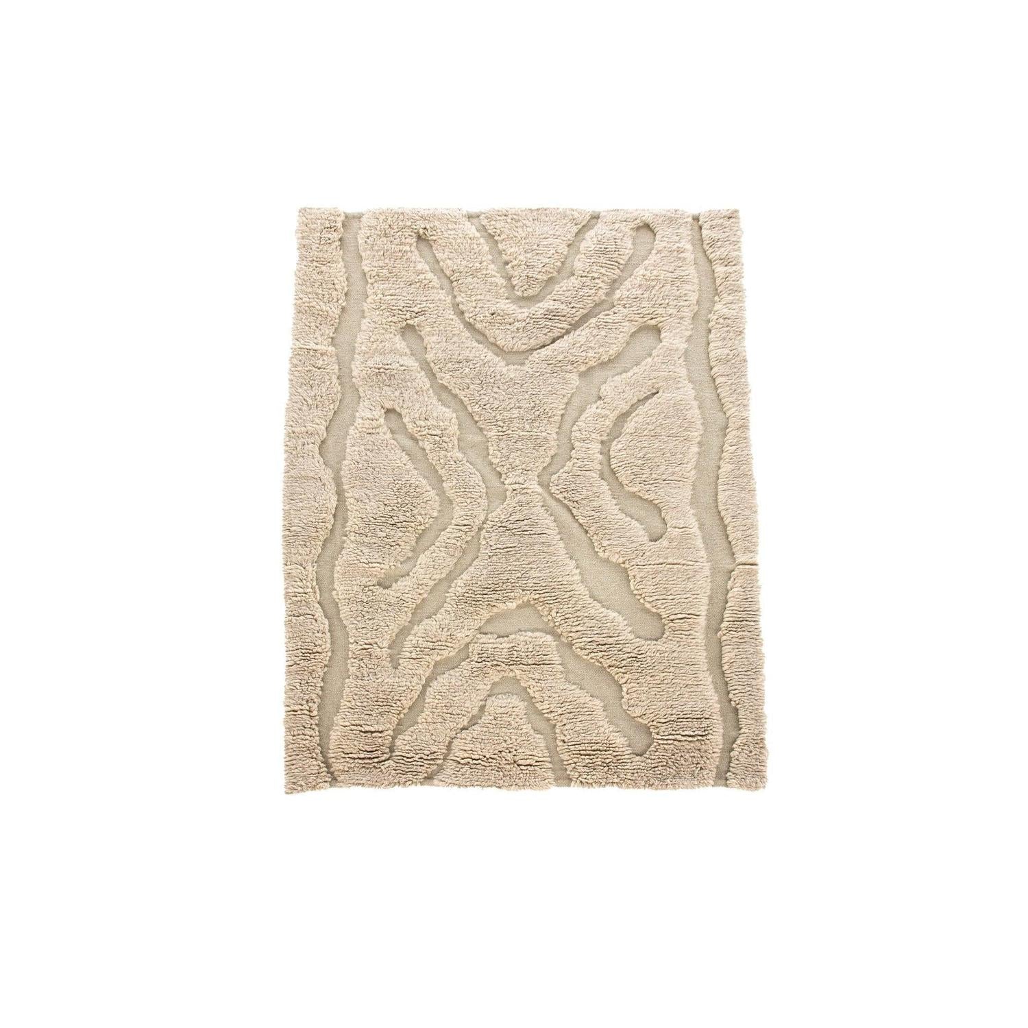 Teppich Trondheim x Josefin Lustig 200x300 - Beige/Weiß-Teppich-Vind-le canapé