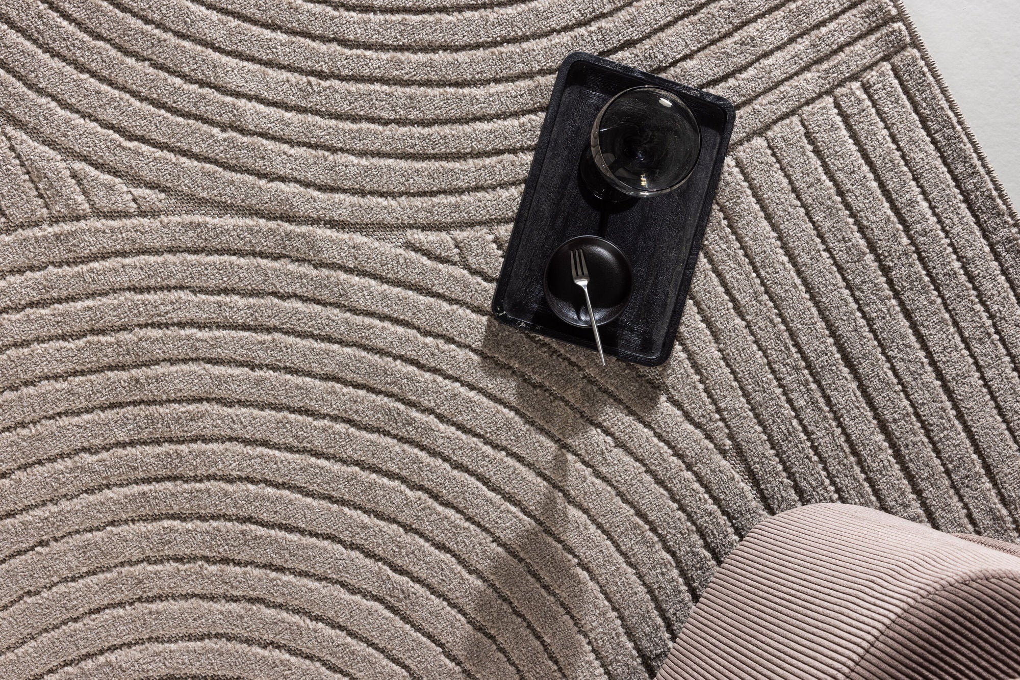 Teppich Vince 290*200cm - Braun-Teppich-Venture Home-le canapé