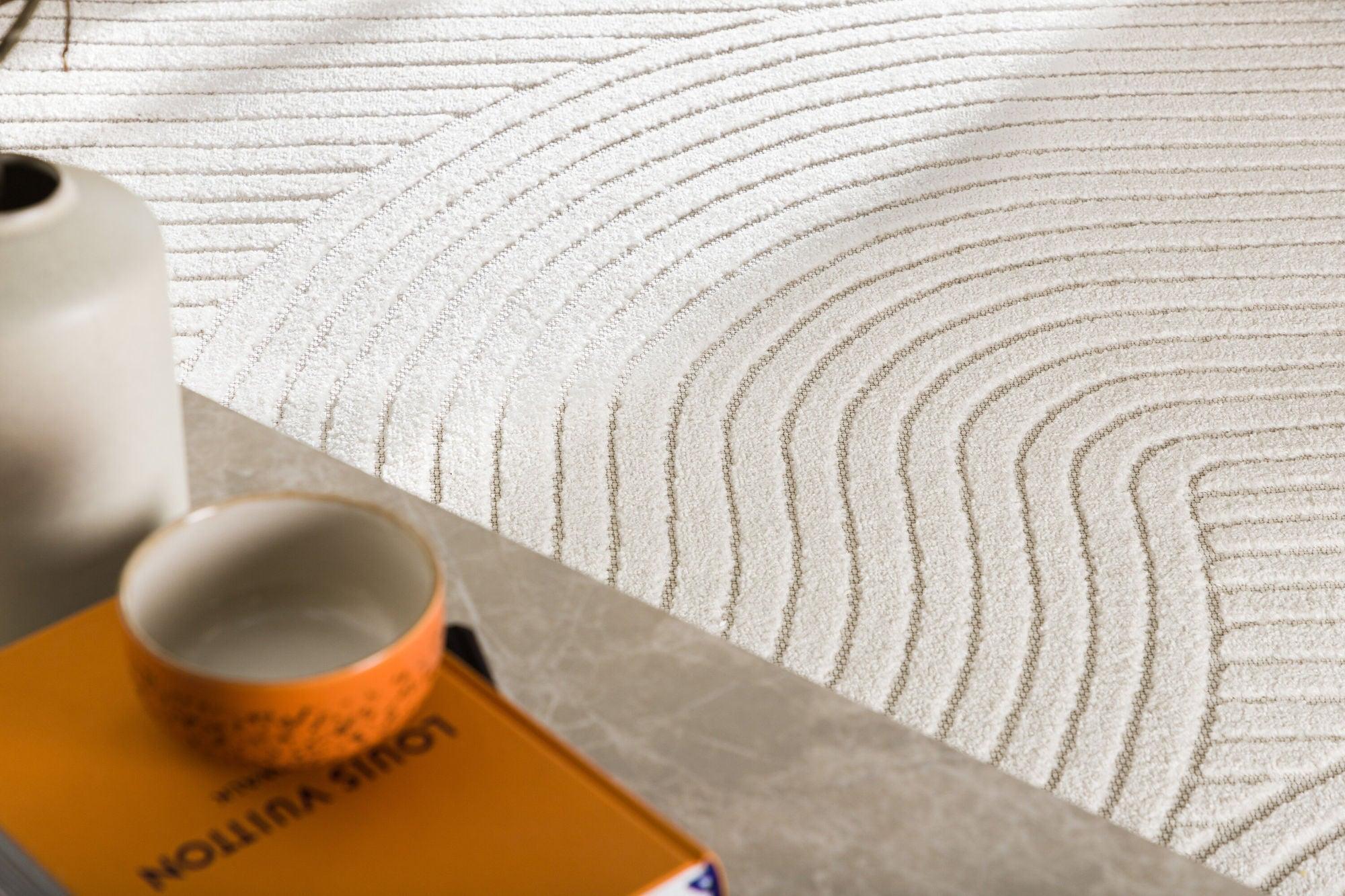 Teppich Vince Solar 290*200cm - Weiß-Teppich-Venture Home-le canapé