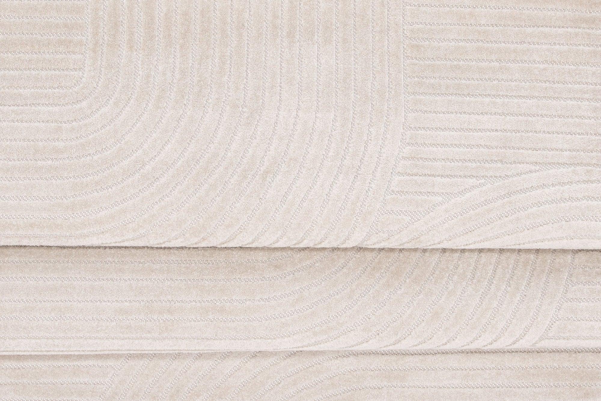 Teppich Vince Solar Rechteckig 230*160cm - Weiß-Teppich-Venture Home-le canapé