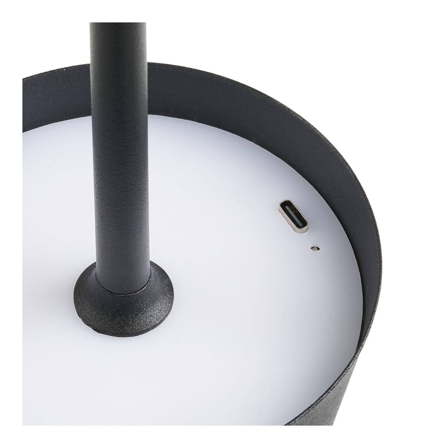 Tischlampe Bradford aus Metall - Schwarz-Tischlampen-House Nordic-le canapé