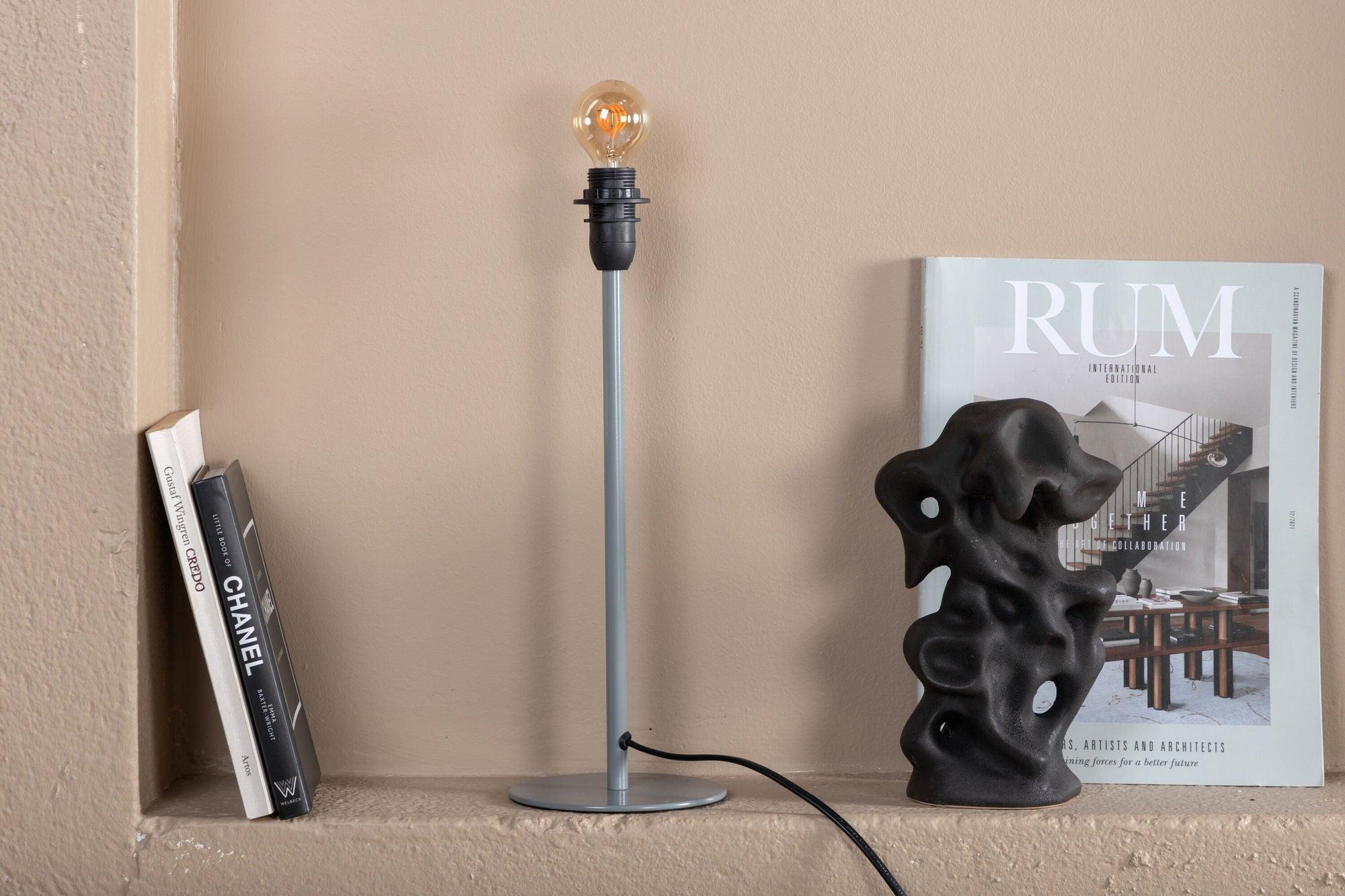 Tischlampe Dasir - Grau-Tischlampe-Venture Home-le canapé
