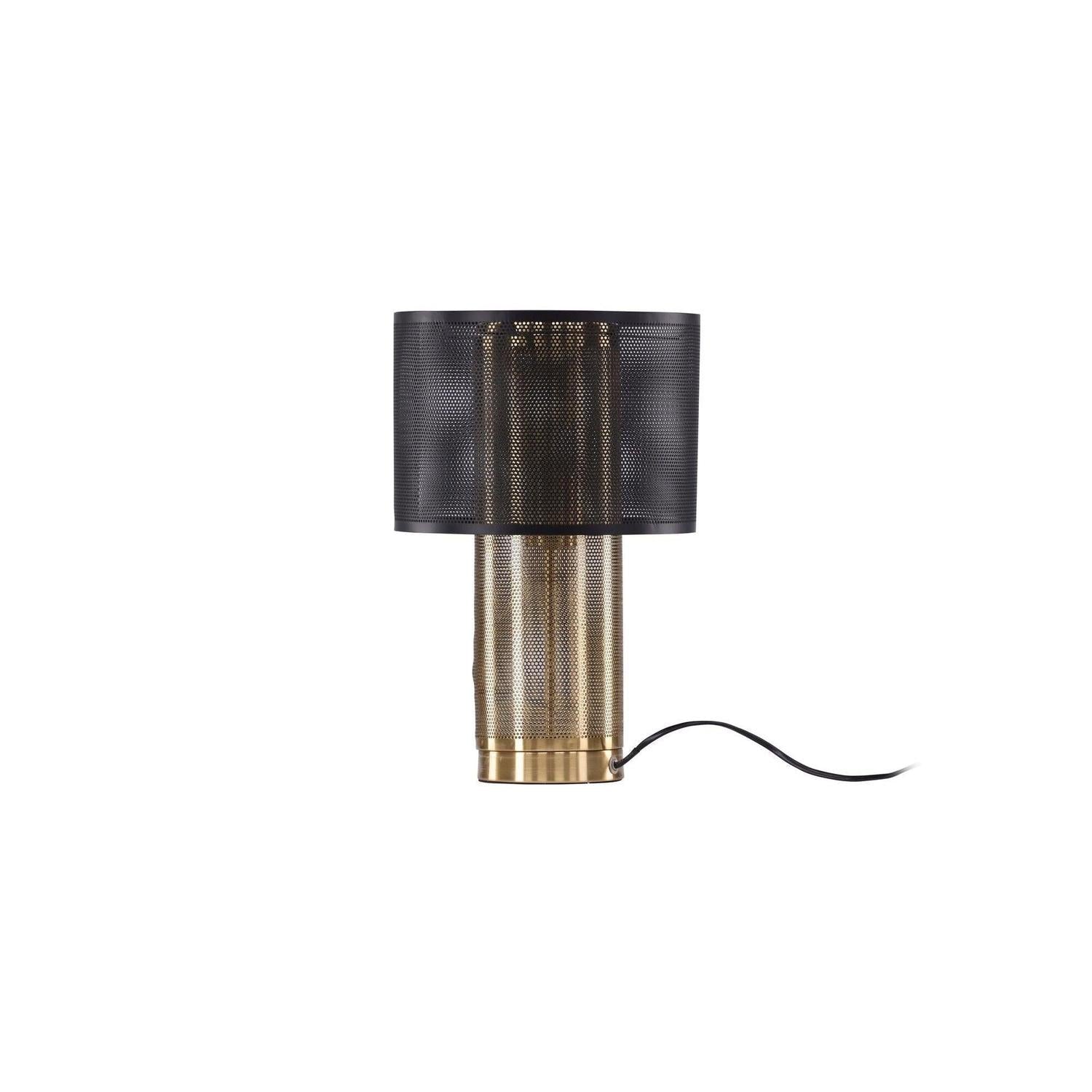 Tischlampe Gap - Gold & Schwarzes Metall-Tischlampen-Venture Home-le canapé
