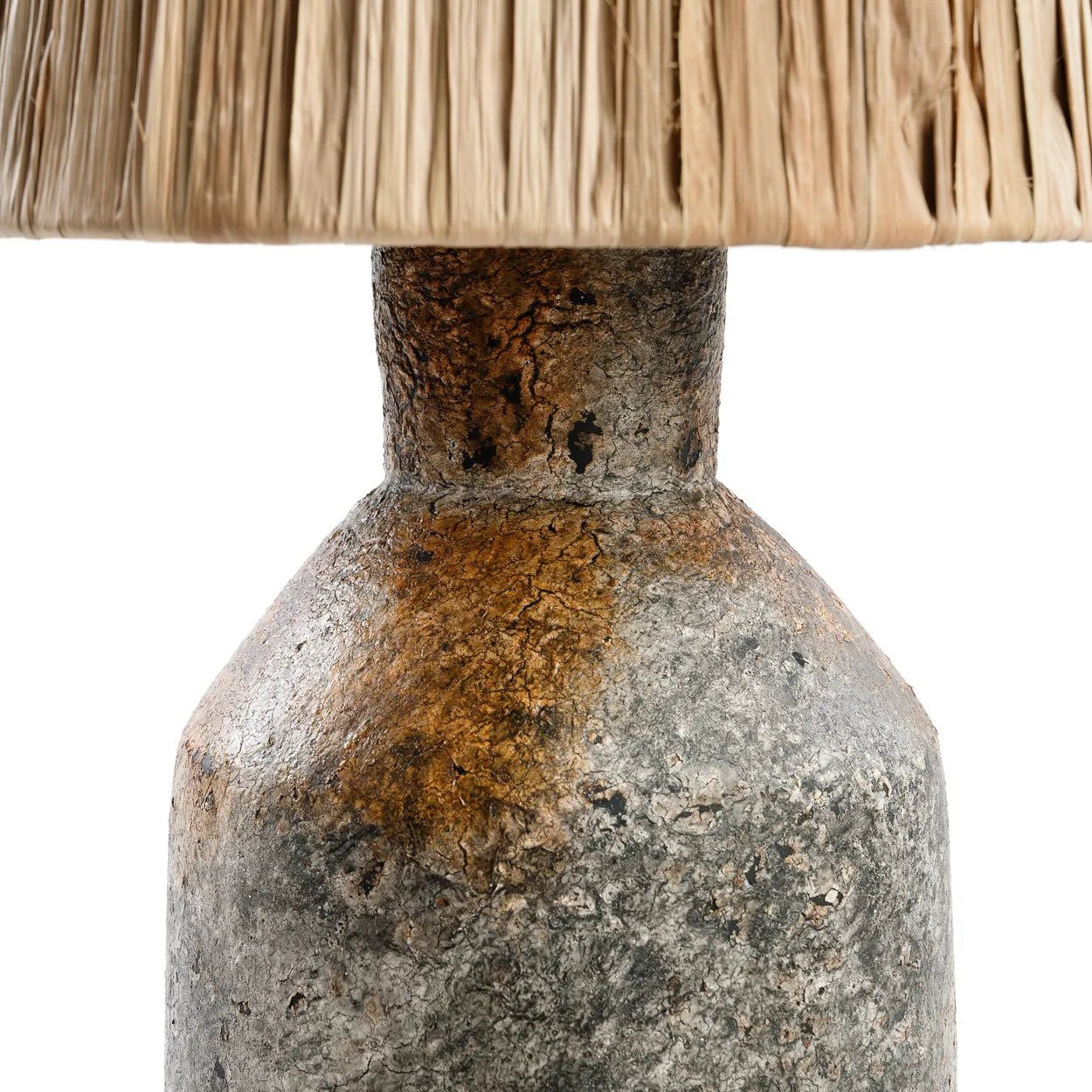 Tischlampe Ithaka - Antik Grau Natur-Tischlampe-Bazar Bizar-le canapé