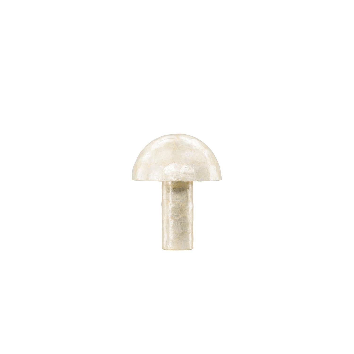 Tischlampe Lindön Ø36cm - Capizmuschel Optik-Tischlampen-Vind-le canapé