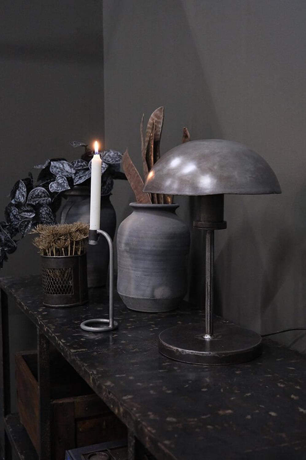 Tischlampe Luminate aus Eisen - S (40cm)-Tischlampe-Trademark Living-le canapé