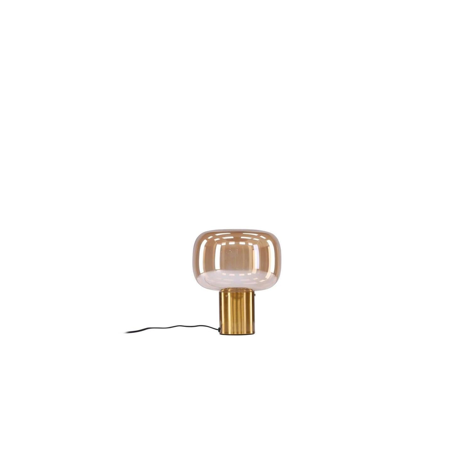Tischlampe Rhone - Gold / Gold Glas-Tischlampe-Venture Home-le canapé